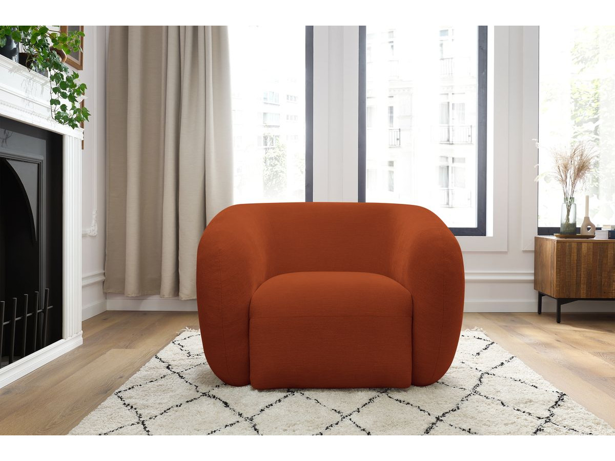 Bobochic Celine Sessel Stoff Orange
