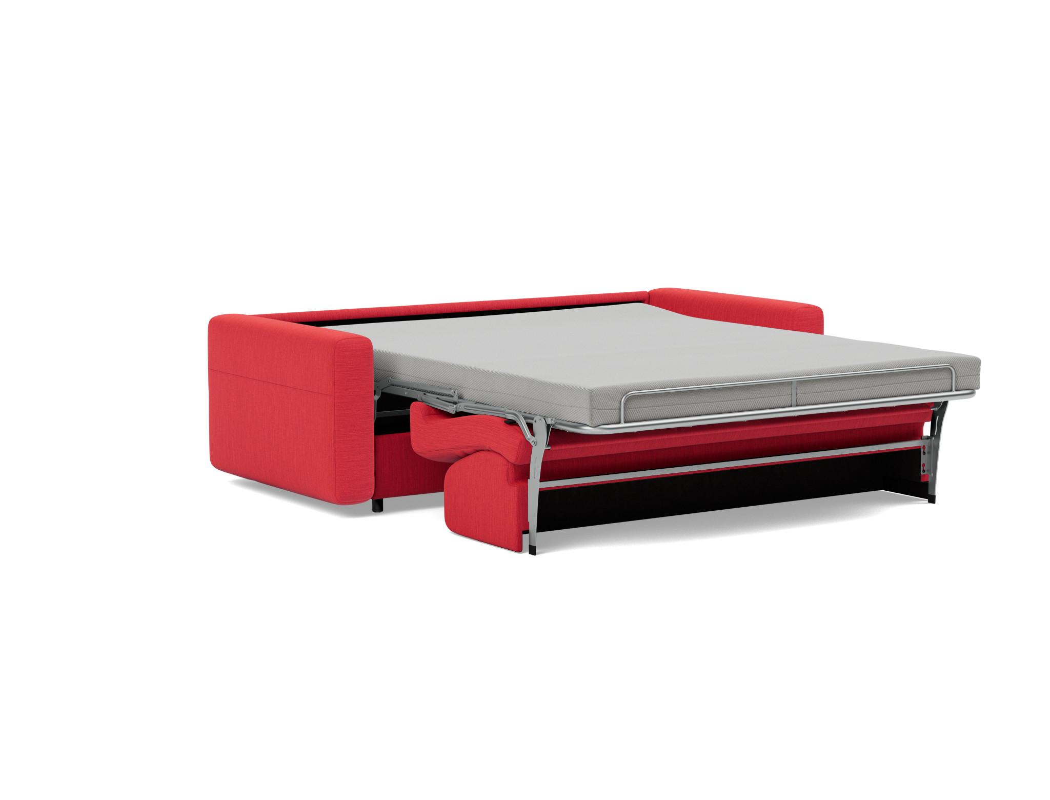 Schlafsofa Killian mit Taschenfederkernmatratze 160 Flachgewebe Elegance 511-Red