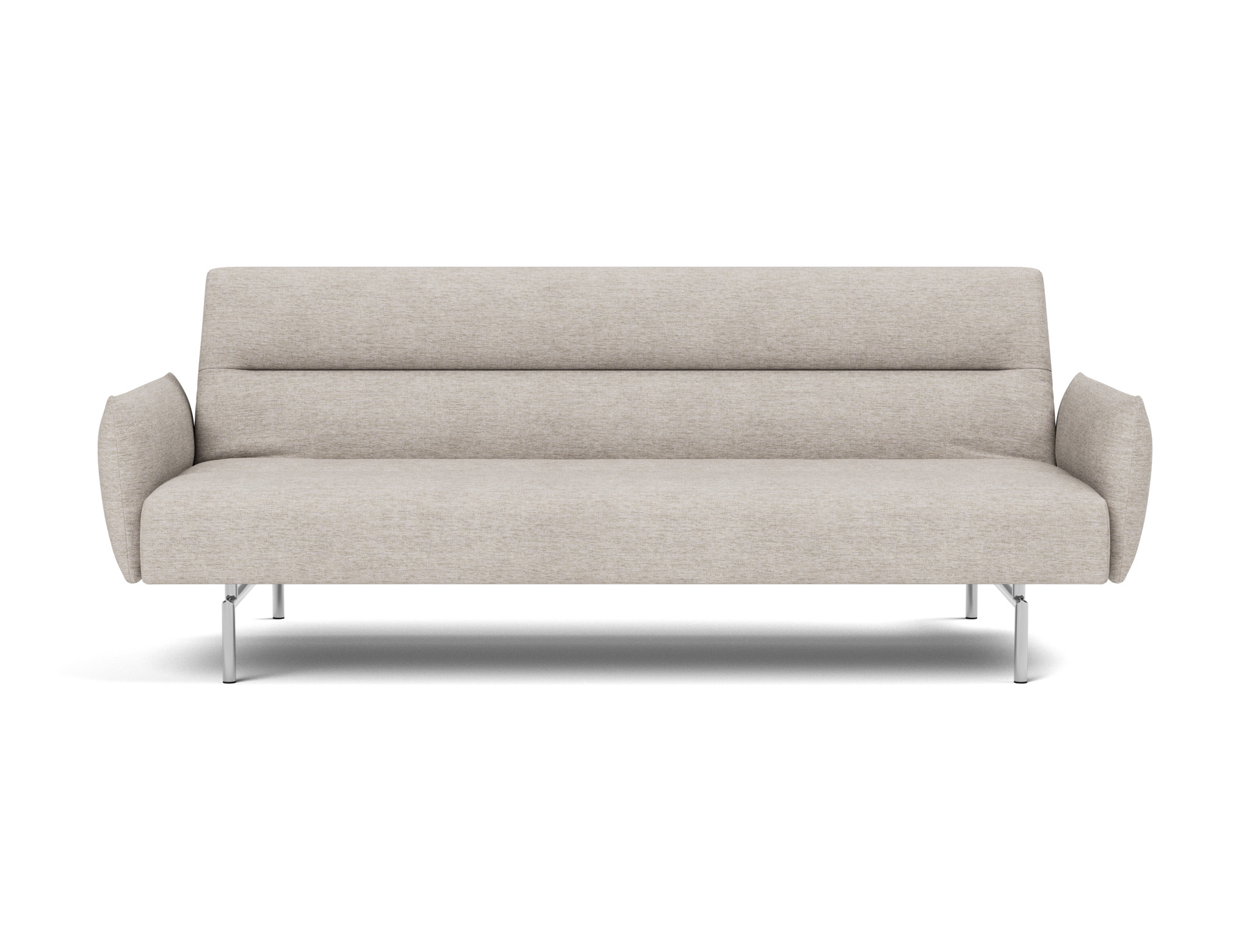 Schlafsofa Jillis mit Armlehnen Chenille Yuveno 471-Sand