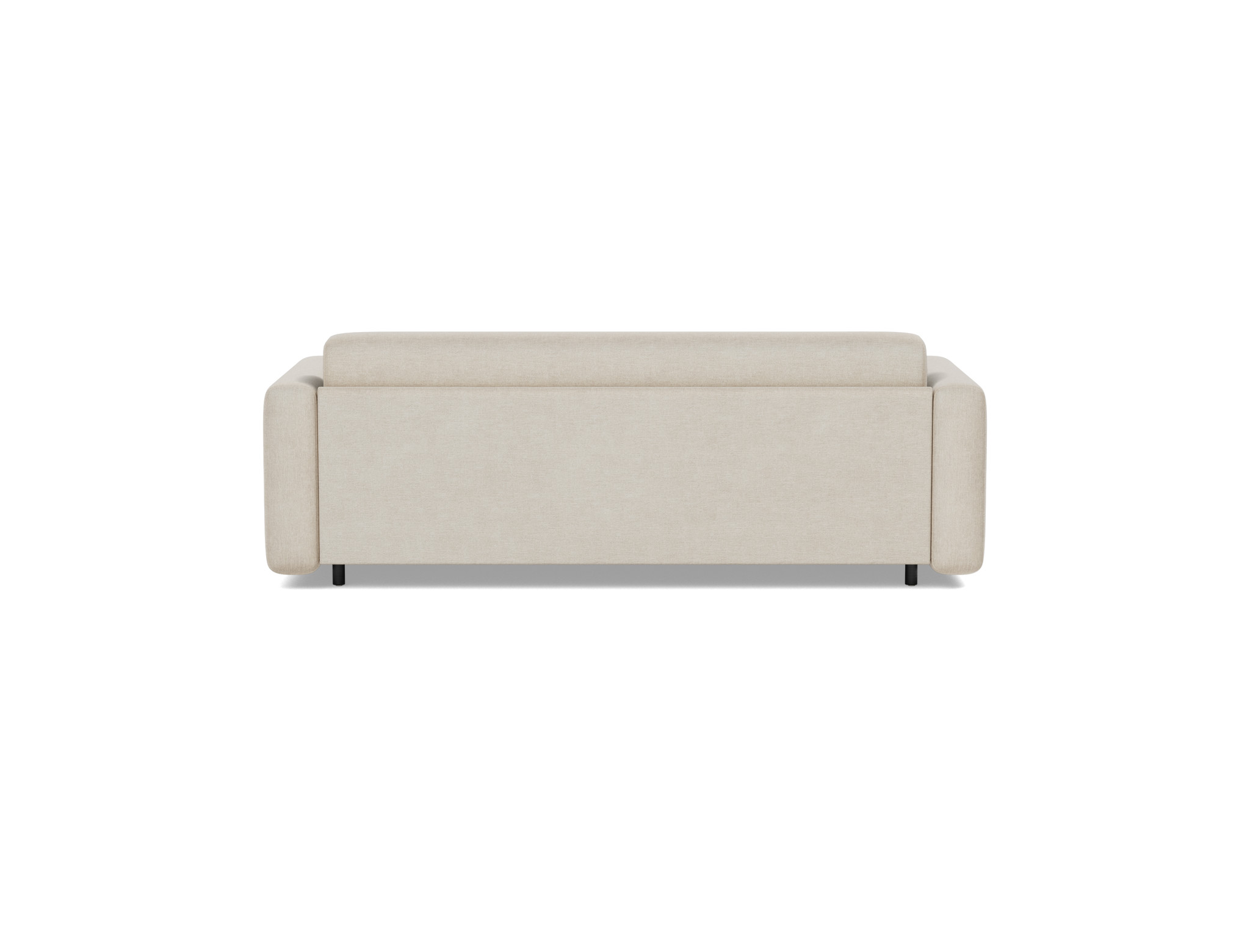 Schlafsofa Killian mit Memory-Matratze 160 Flachgewebe Phobos 586-Latte