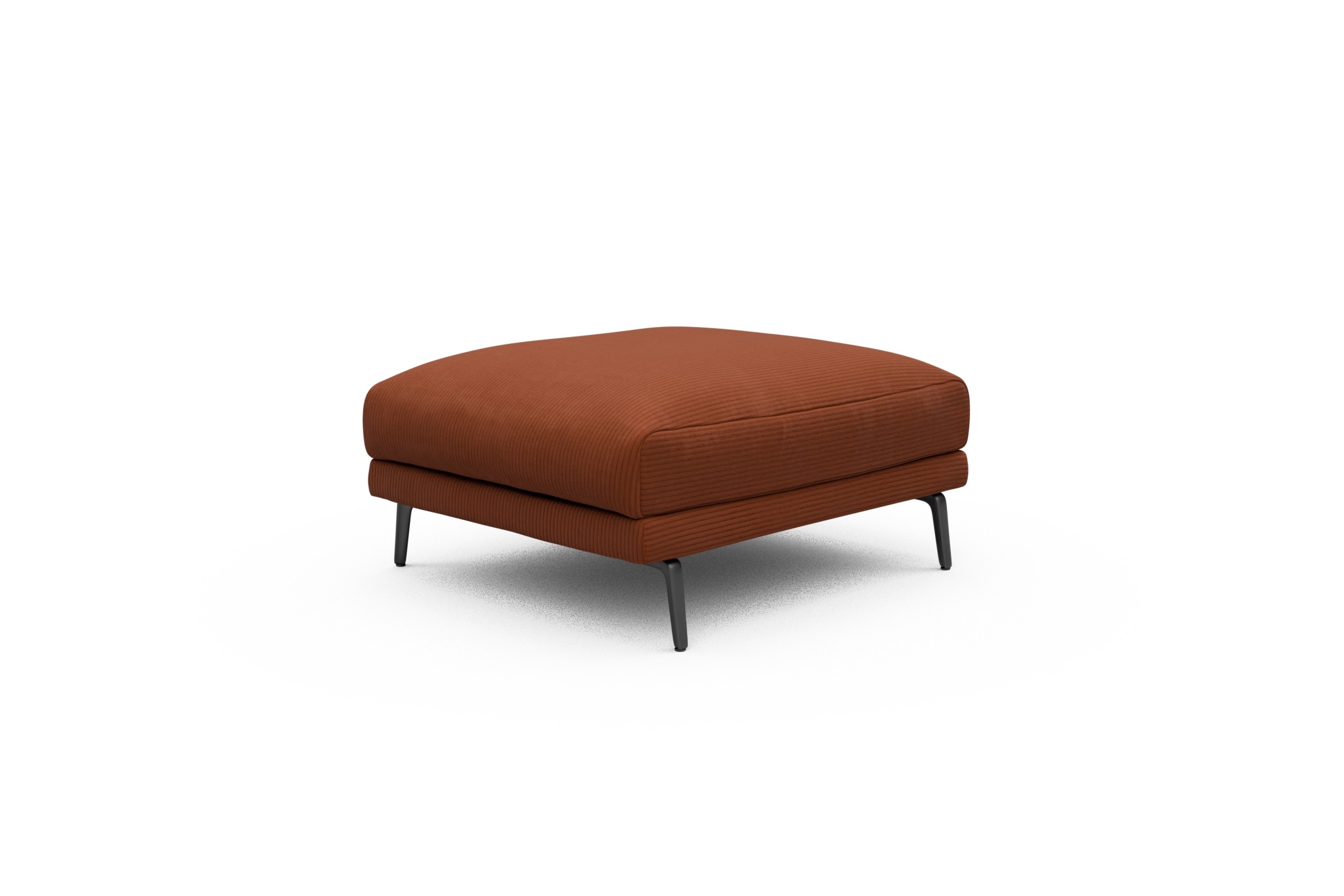 Sitzhocker Karl Corduroy-Burnt-Orange