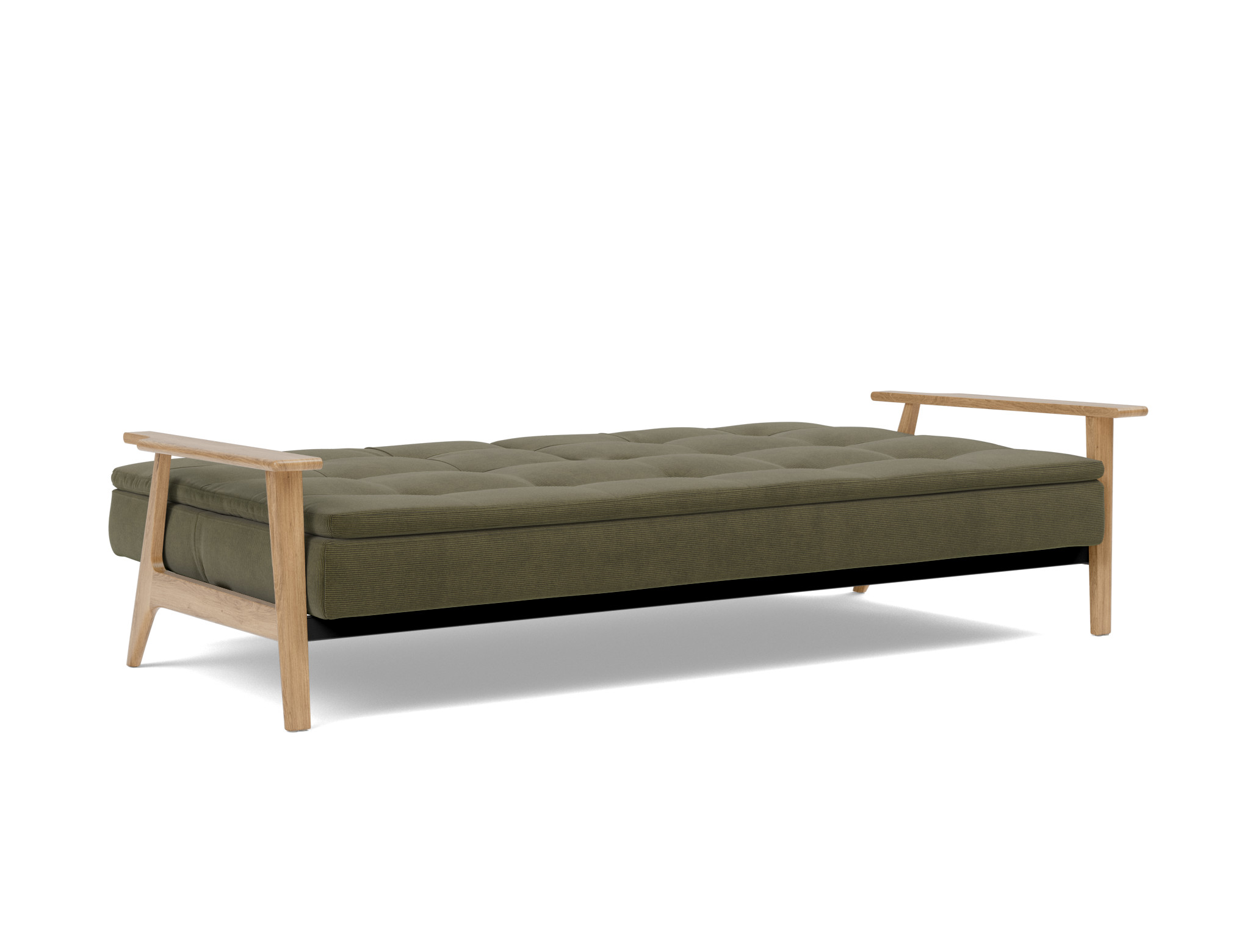 Schlafsofa Dublexo Frej Kord Cordufine 316-Pine-Green