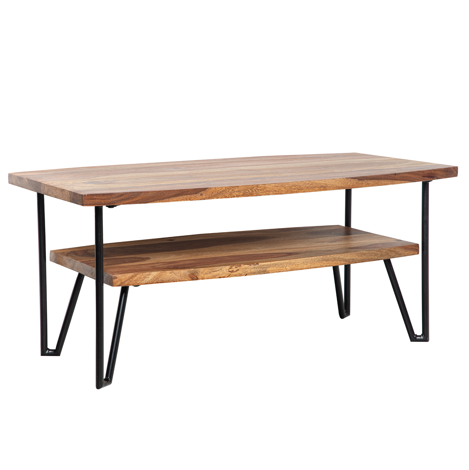 Couchtisch Austbo Sheesham Massivholz 90 × 50 × 40 cm