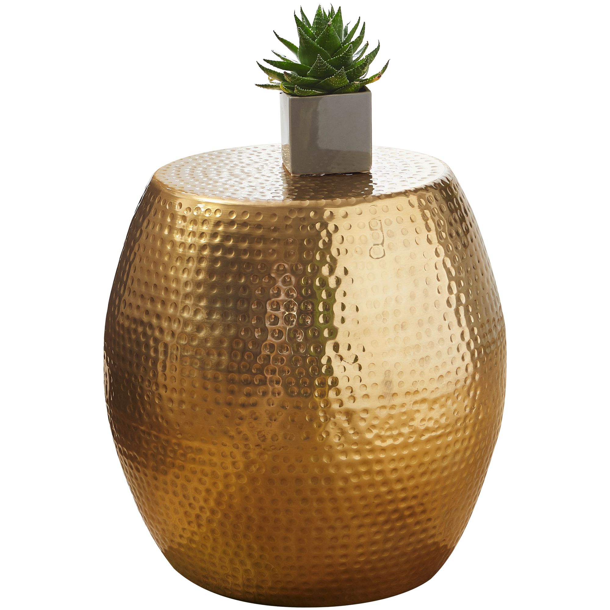 Beistelltisch Farsund Aluminium Gold Ø 42 cm