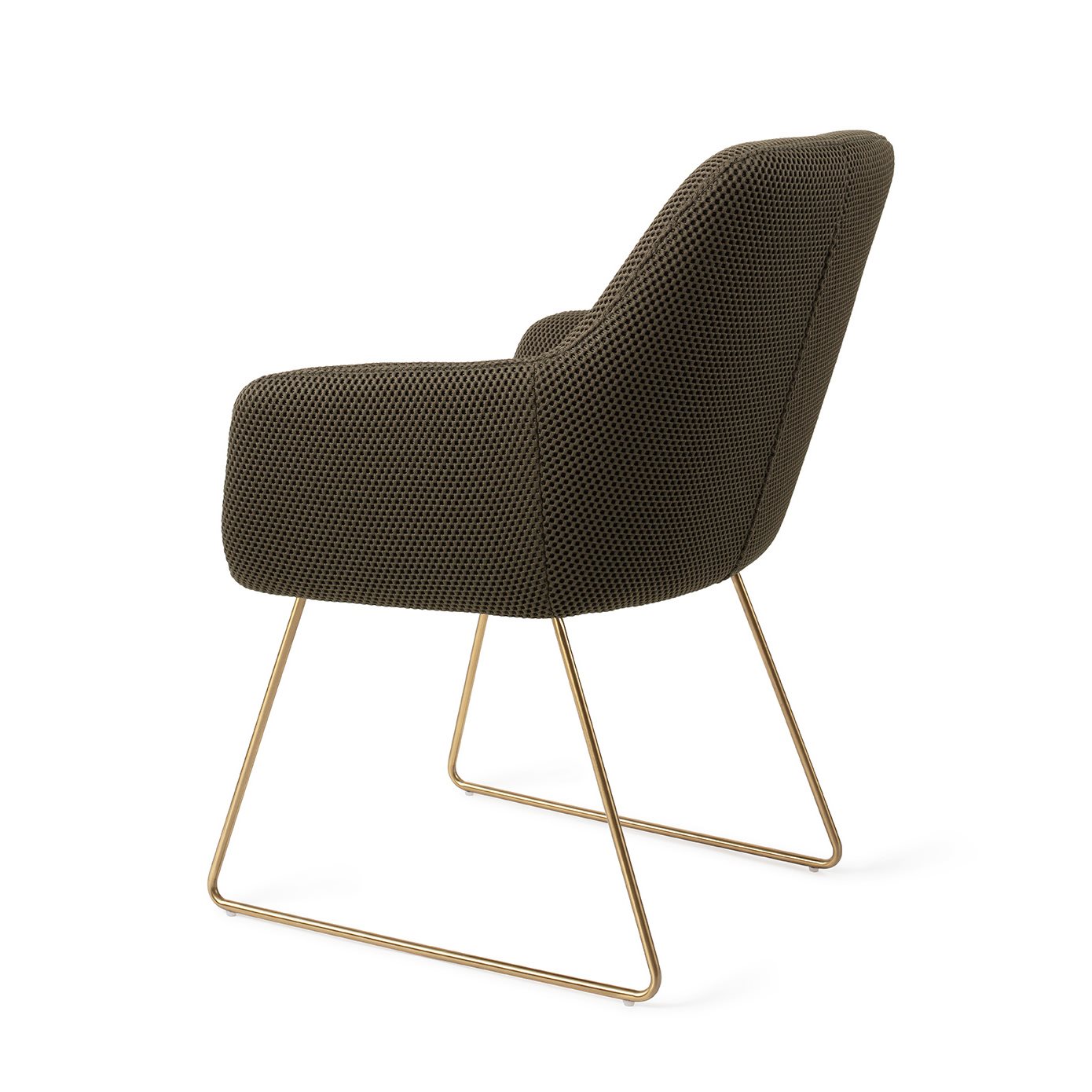 Jesper Home Esszimmerstuhl Hiroo Jungle-Jewel Slide Gold