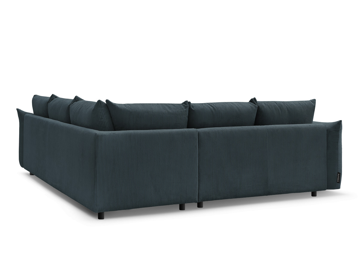 Bobochic Ernest Ecksofa Cordsamt Dunkelblau