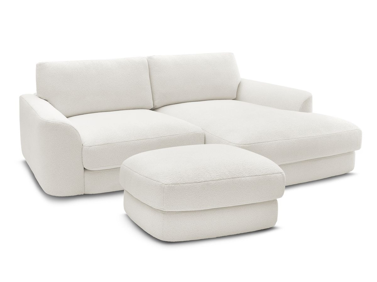 Bobochic Leonore Ecksofa mit Pouf