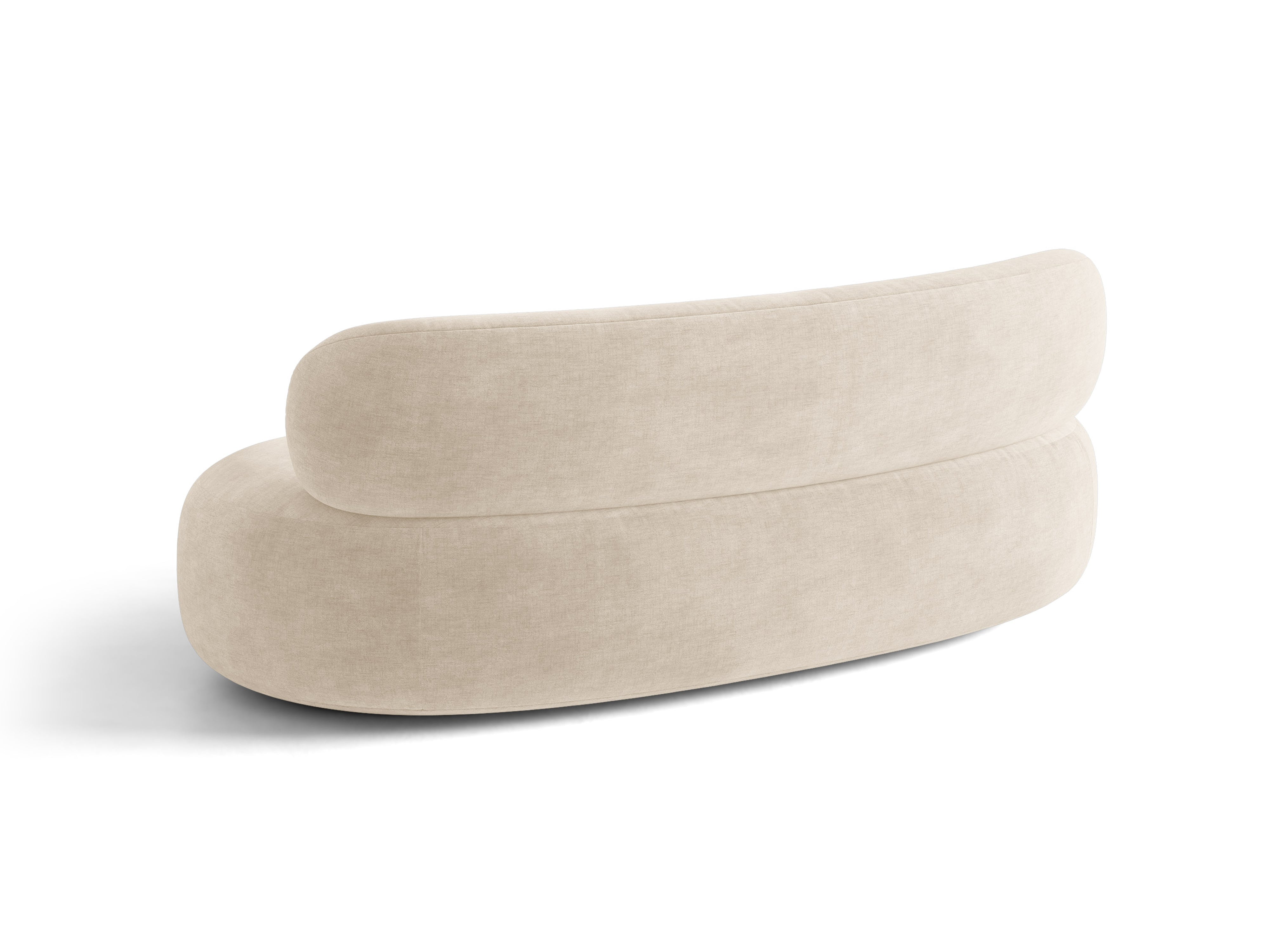 Micadoni Aura Sofa 3-Sitzer Chenille Golden Helles Beige