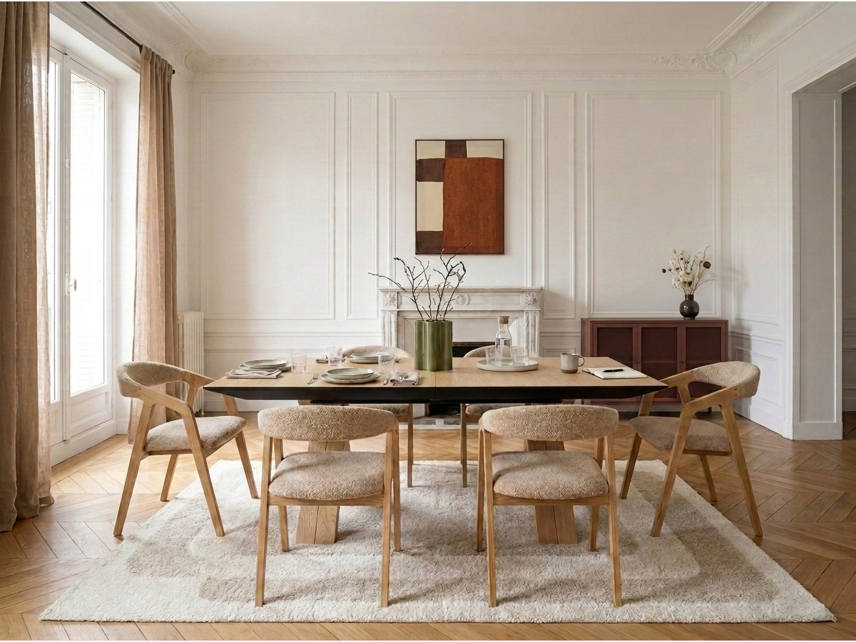 Bobochic Martha Esstisch ausziehbar Eiche furniert