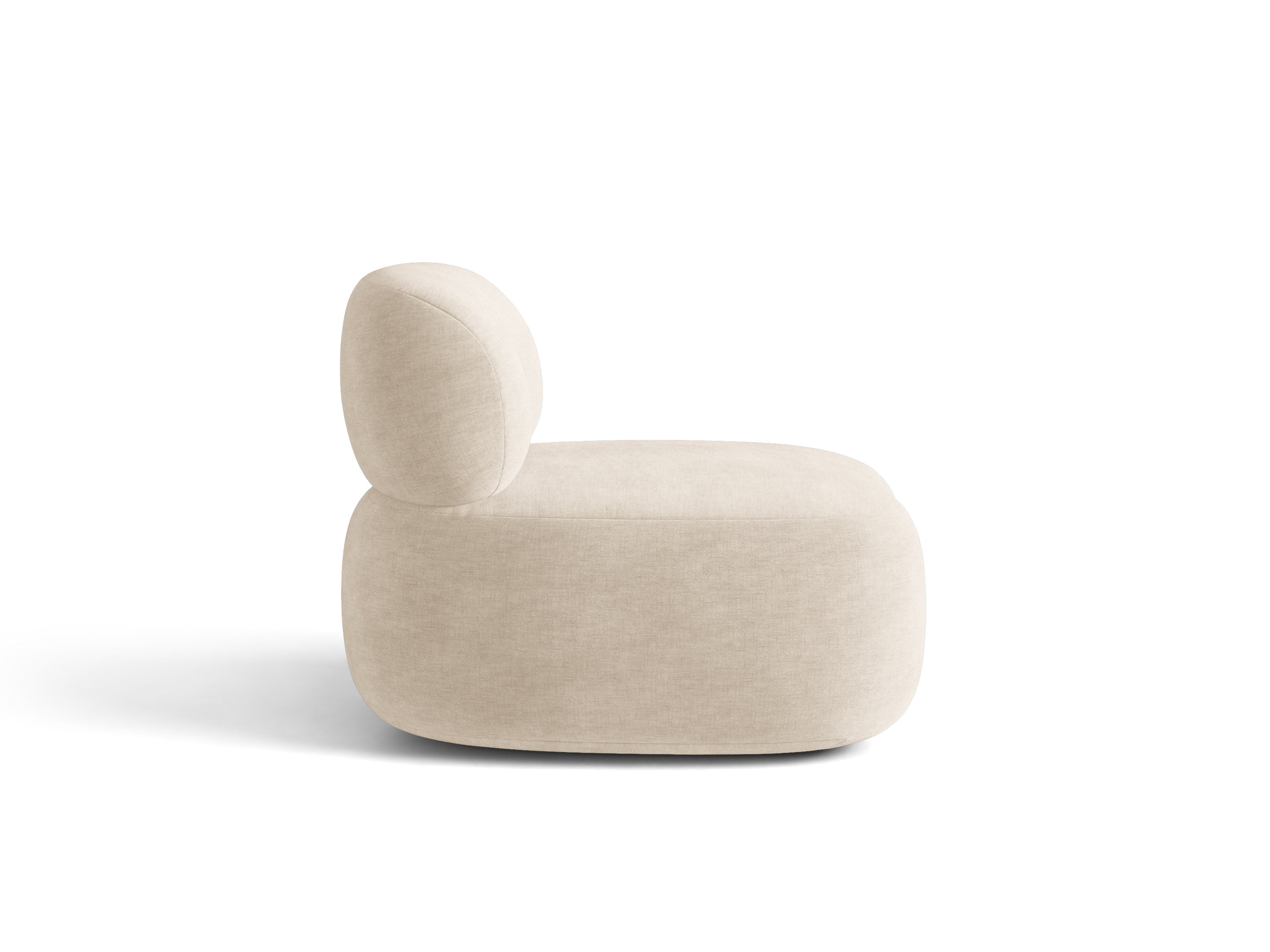 Micadoni Aura Armsessel Chenille Golden Helles Beige