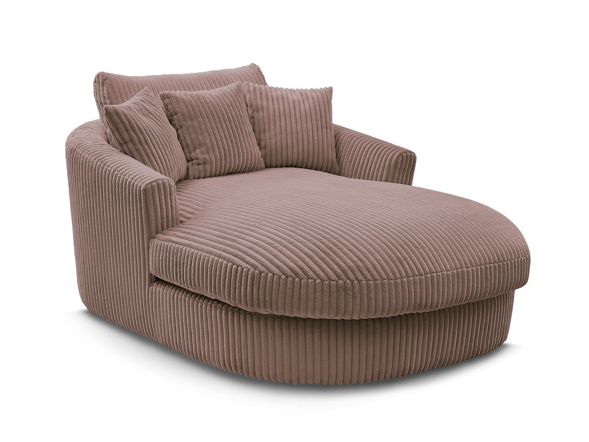 Bobochic Belem Méridienne-Modul Breitcord weich Rosa
