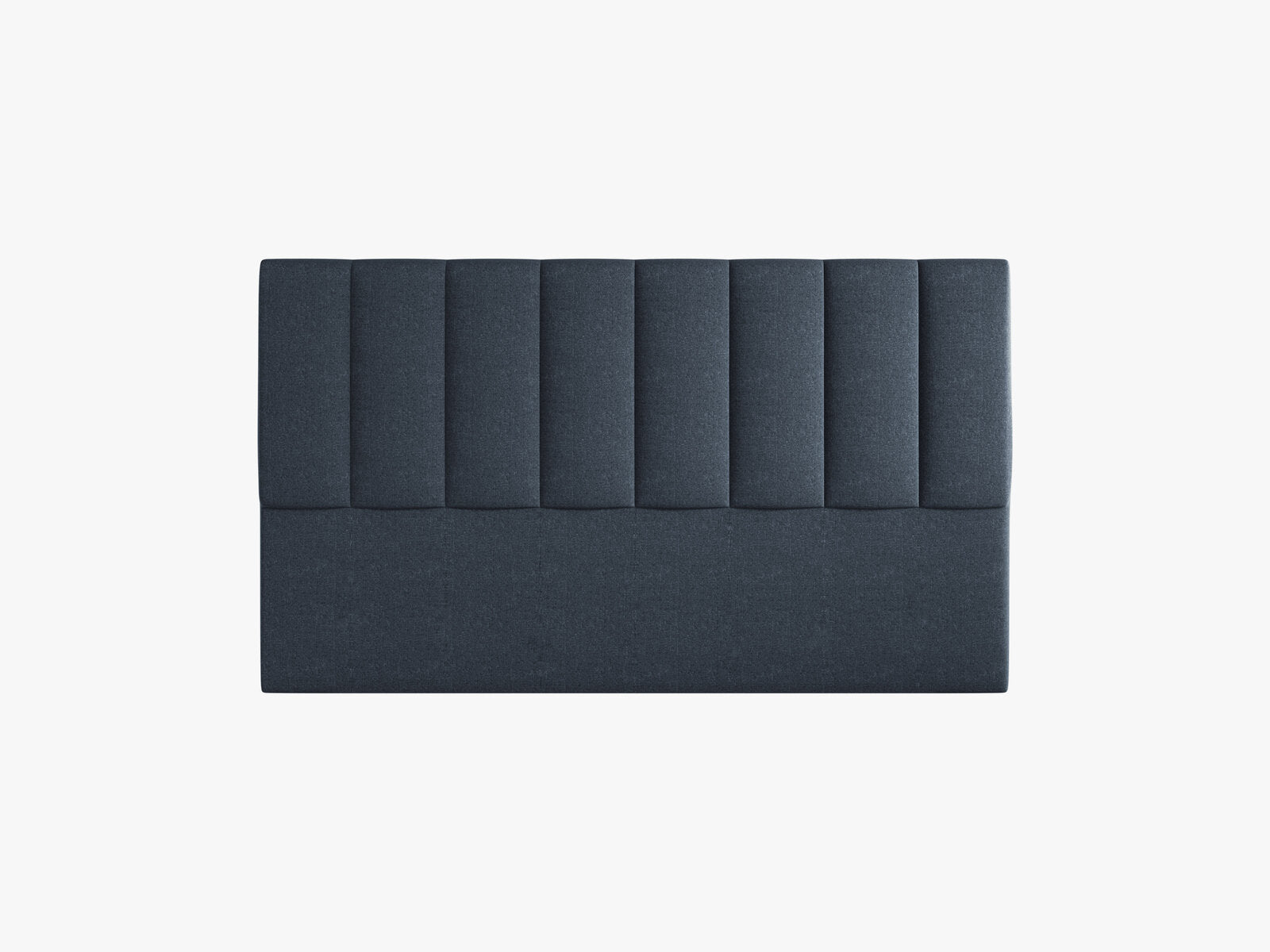Micadoni Marl Samtiger Kopfteil 140 cm (H 95 cm) Chenille Eden Marineblau 160x95