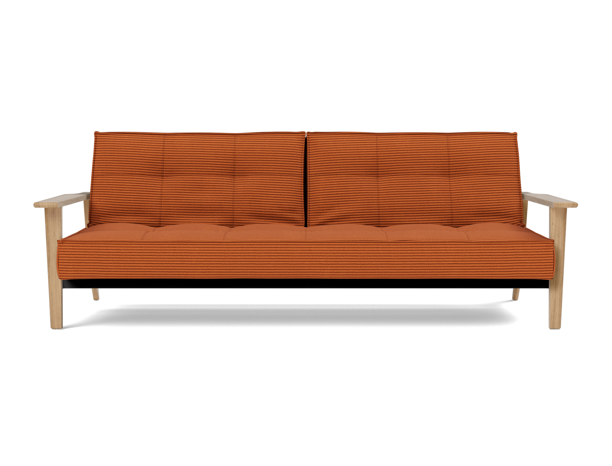 Schlafsofa Splitback Frej Kord Corduroy 595-Burnt-Orange