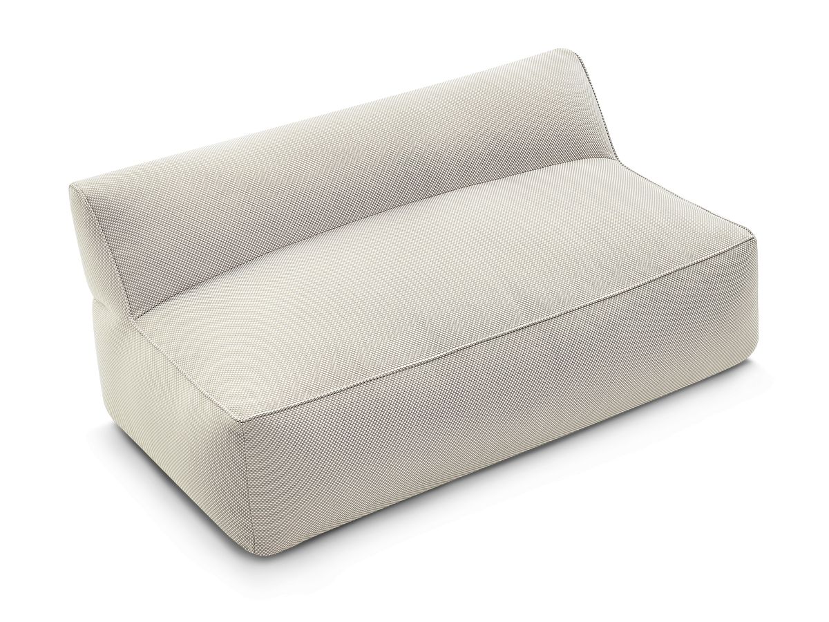Bobochic Riviera Sofamodul 2-Sitzer Melange-Stoff Beige