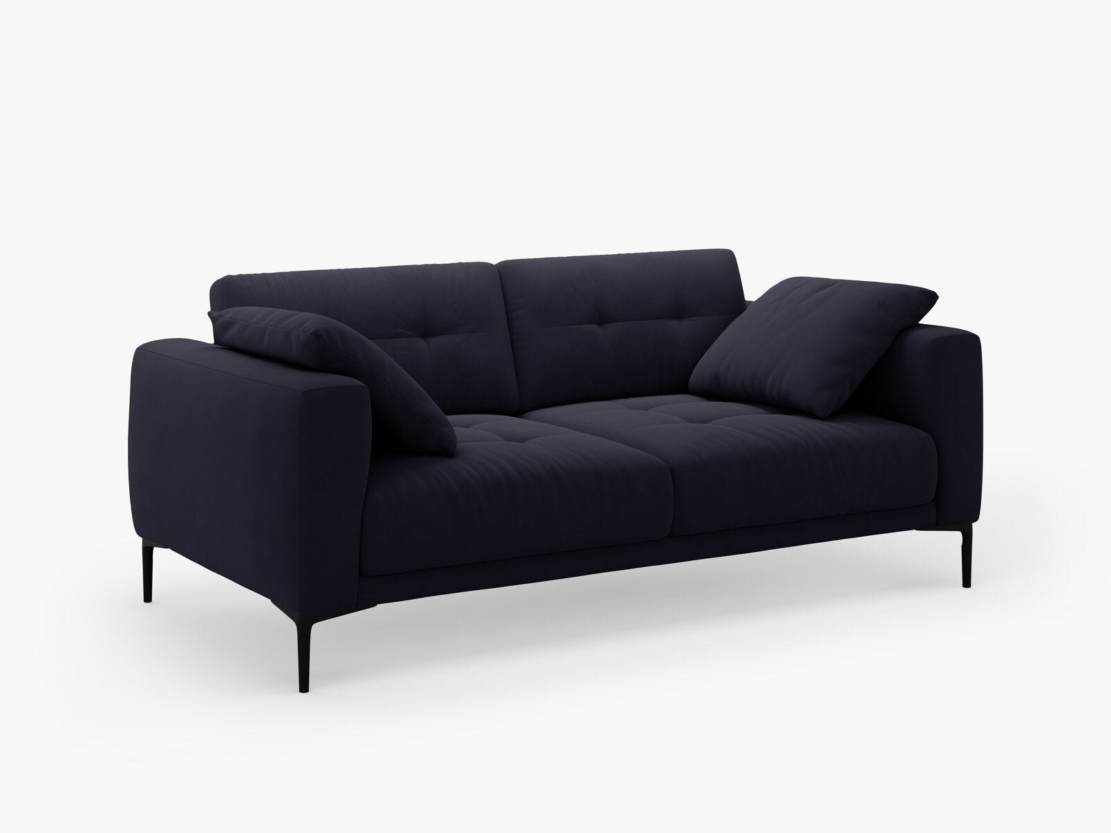 Micadoni Sofa Bemy 3-Sitzer Samt Königsblau