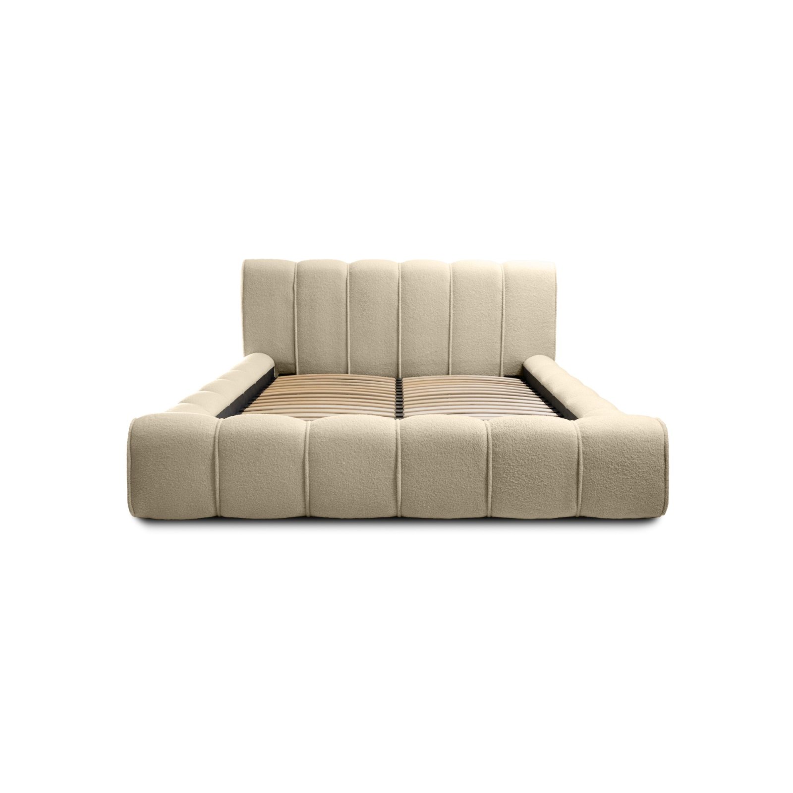 Polsterbett Belio Boucle 160x200 mit Holzrahmen Quelle 06