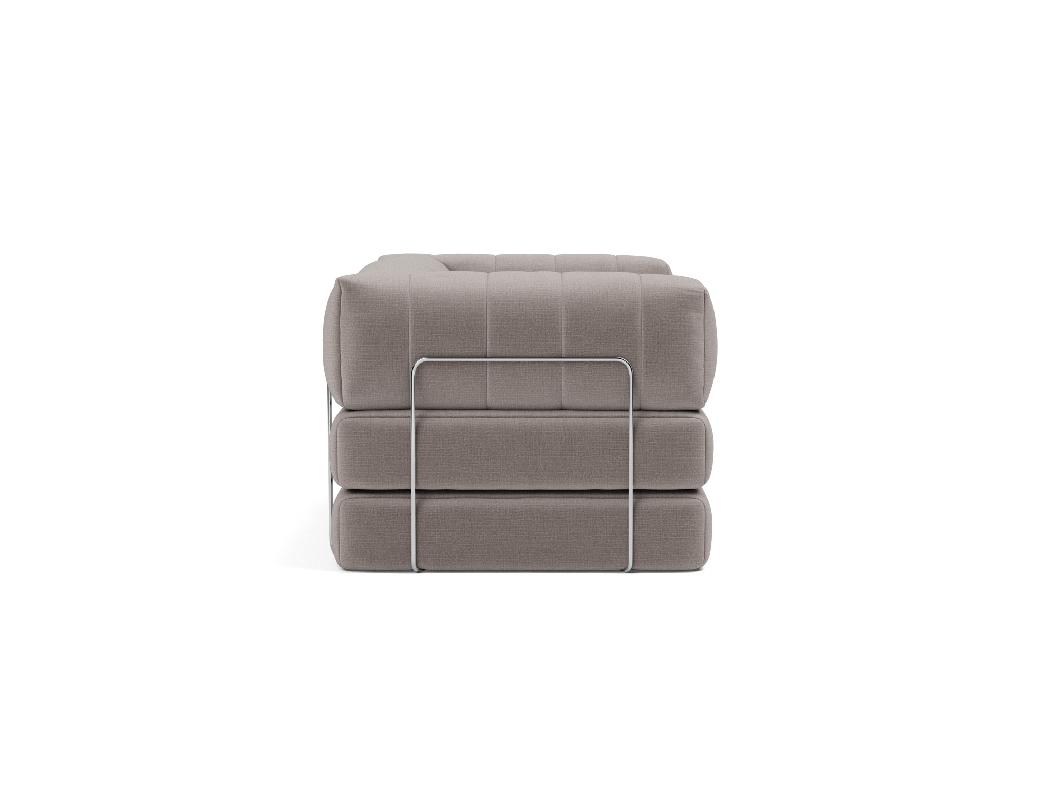 Schlafsofa CozyPad mit Armlehnen Chenille Esina 418-Truffle