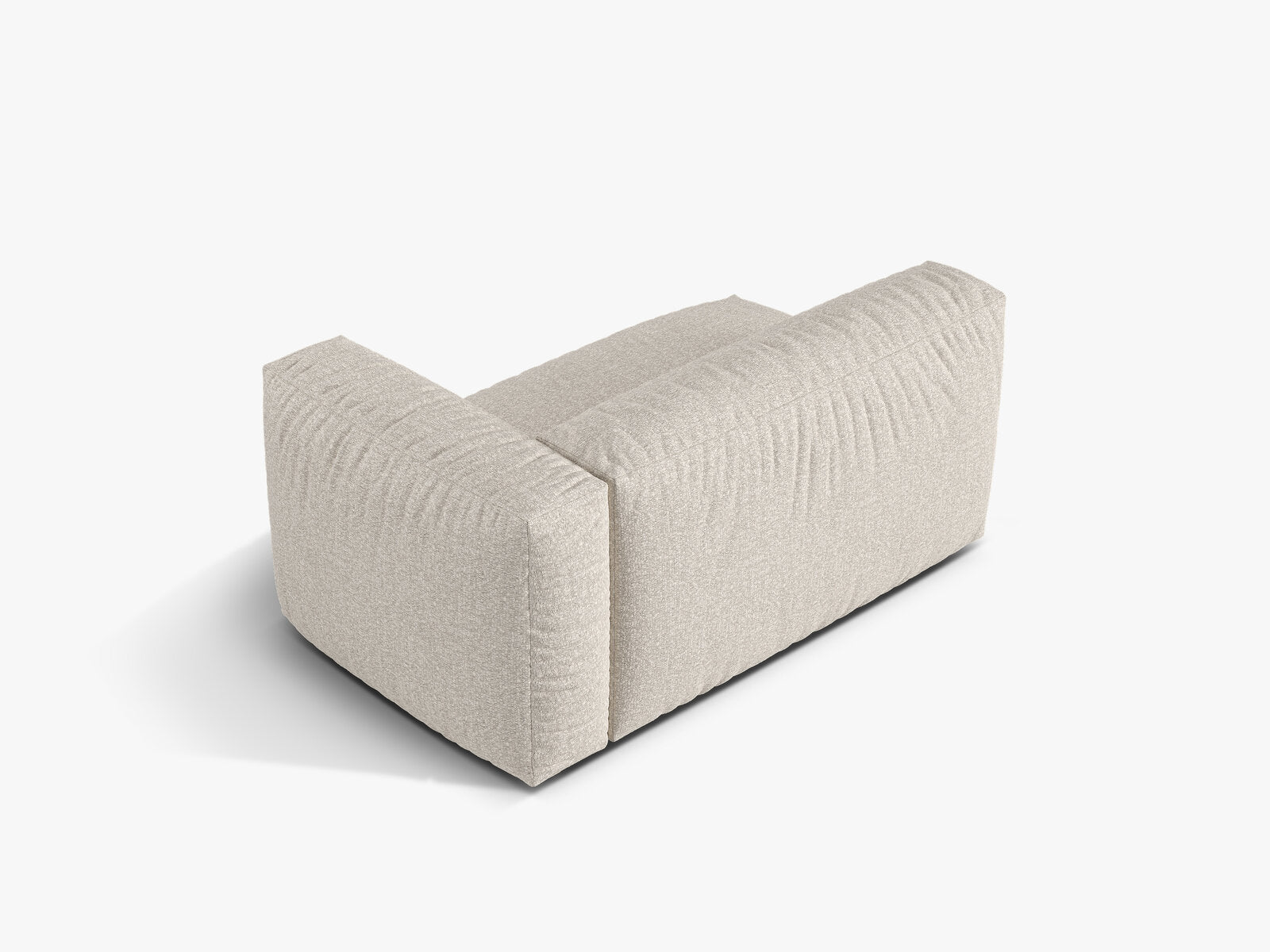 Micadoni Eckmodul Martina 1-Sitzer Groß Rechts Boucle Monet Beige