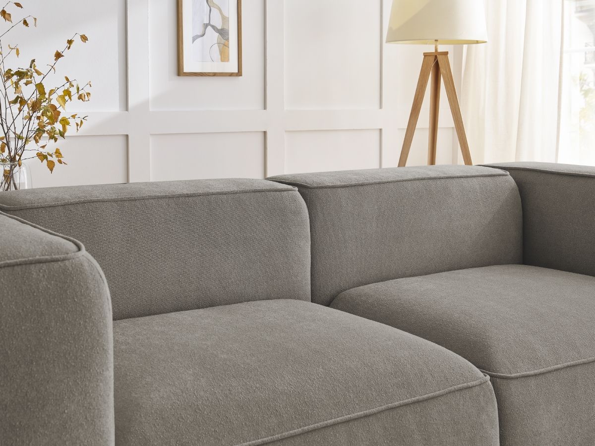 Bobochic Zephyr Sofa 2-Sitzer Strukturstoff Taupe