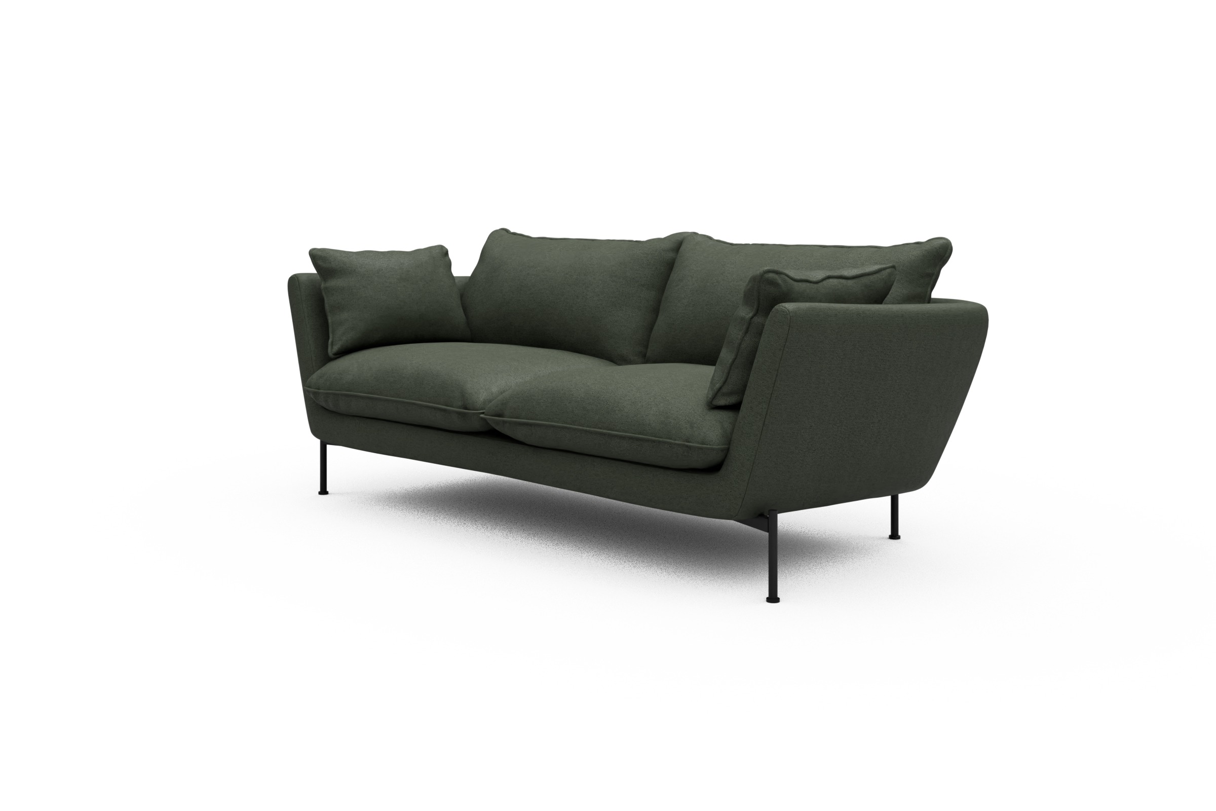 Sofa Anton PREMIUM 2-Sitzer Denari-Forest-Green