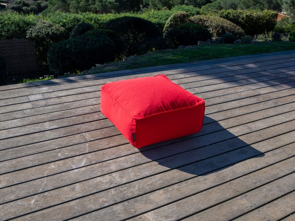 Bobochic Giulia Pouf Stoff Rot
