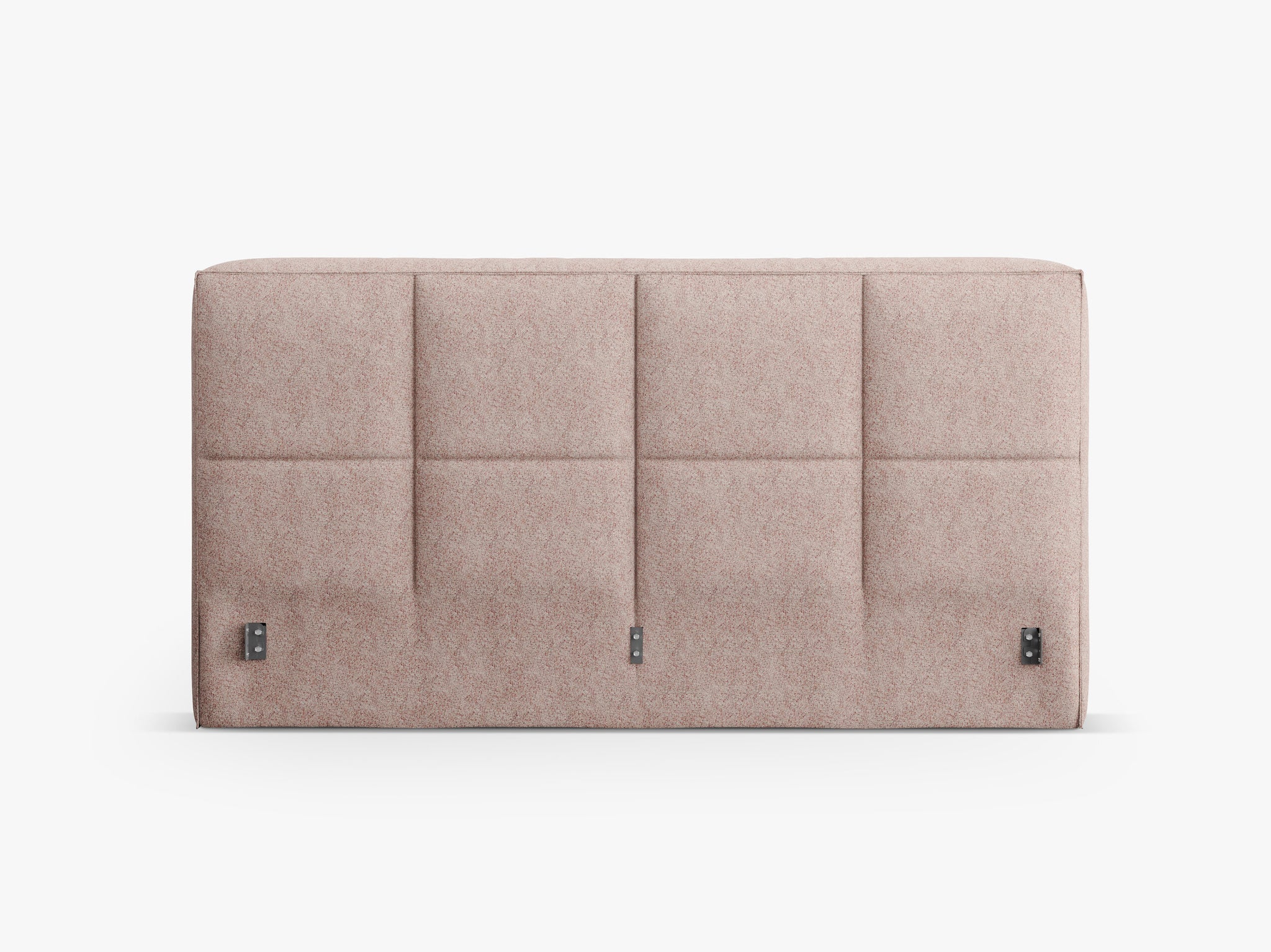 Micadoni Darren Samtiger Kopfteil Strukturierter Stoff Puente Rosa Melange 189x100