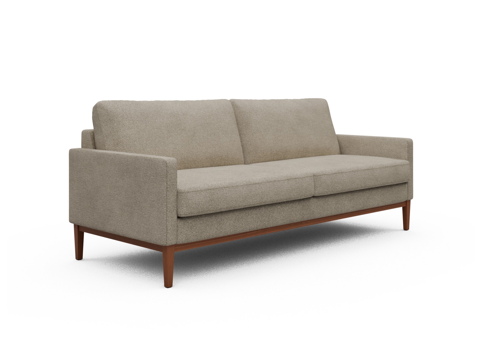Skandi Home Sofa Bodo 3-Sitzer Boucle-Beige moebelfaktor