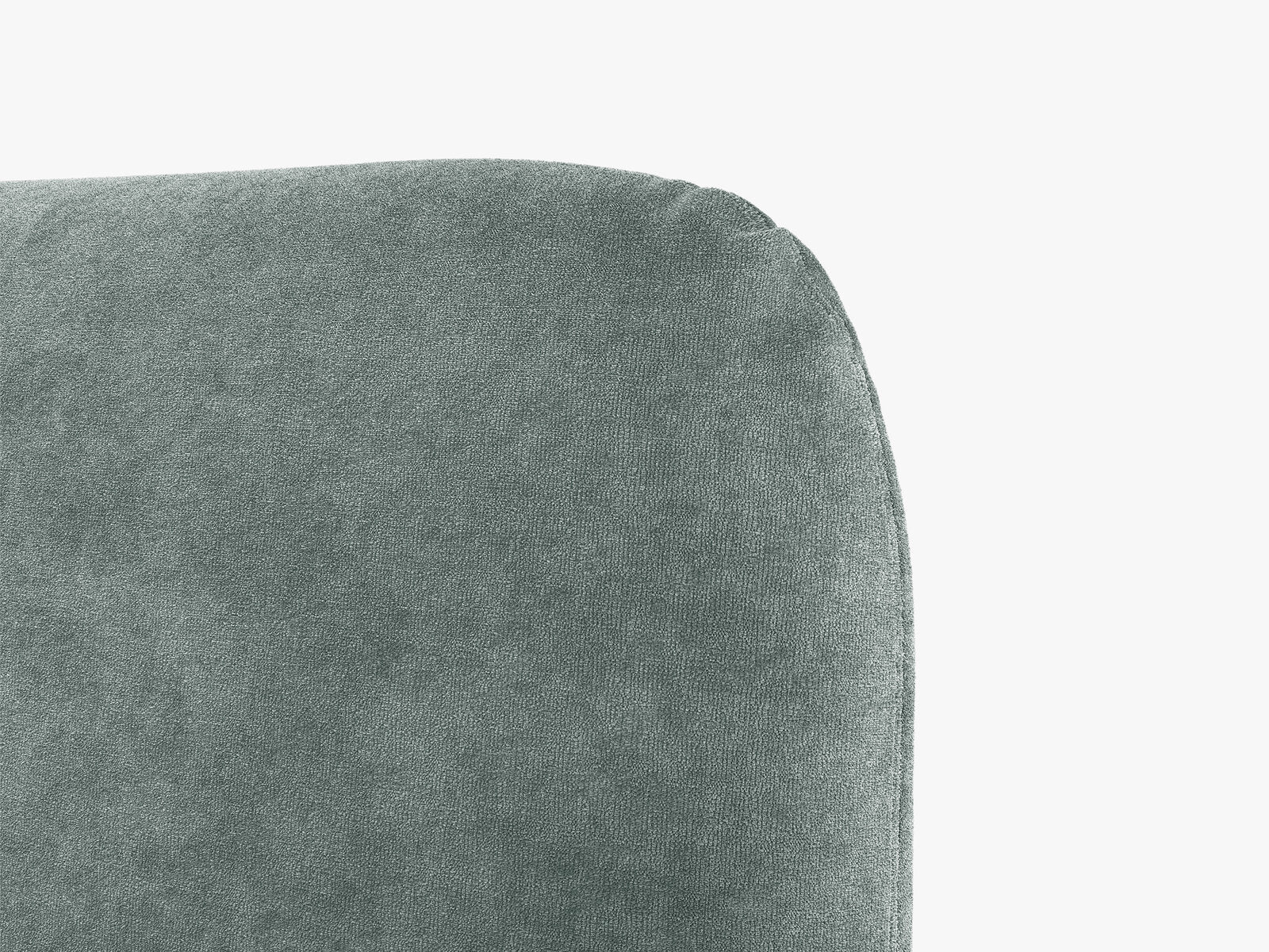 Micadoni Vera Bett mit Kopfteil Chenille Perfect Harmony Hellblau 140x200