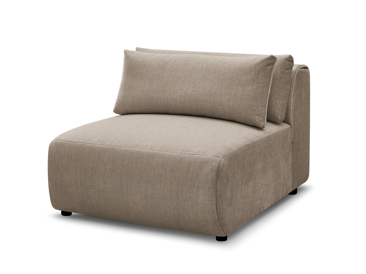 Bobochic Jana Sofamodul 1-Sitzer Samt Taupe