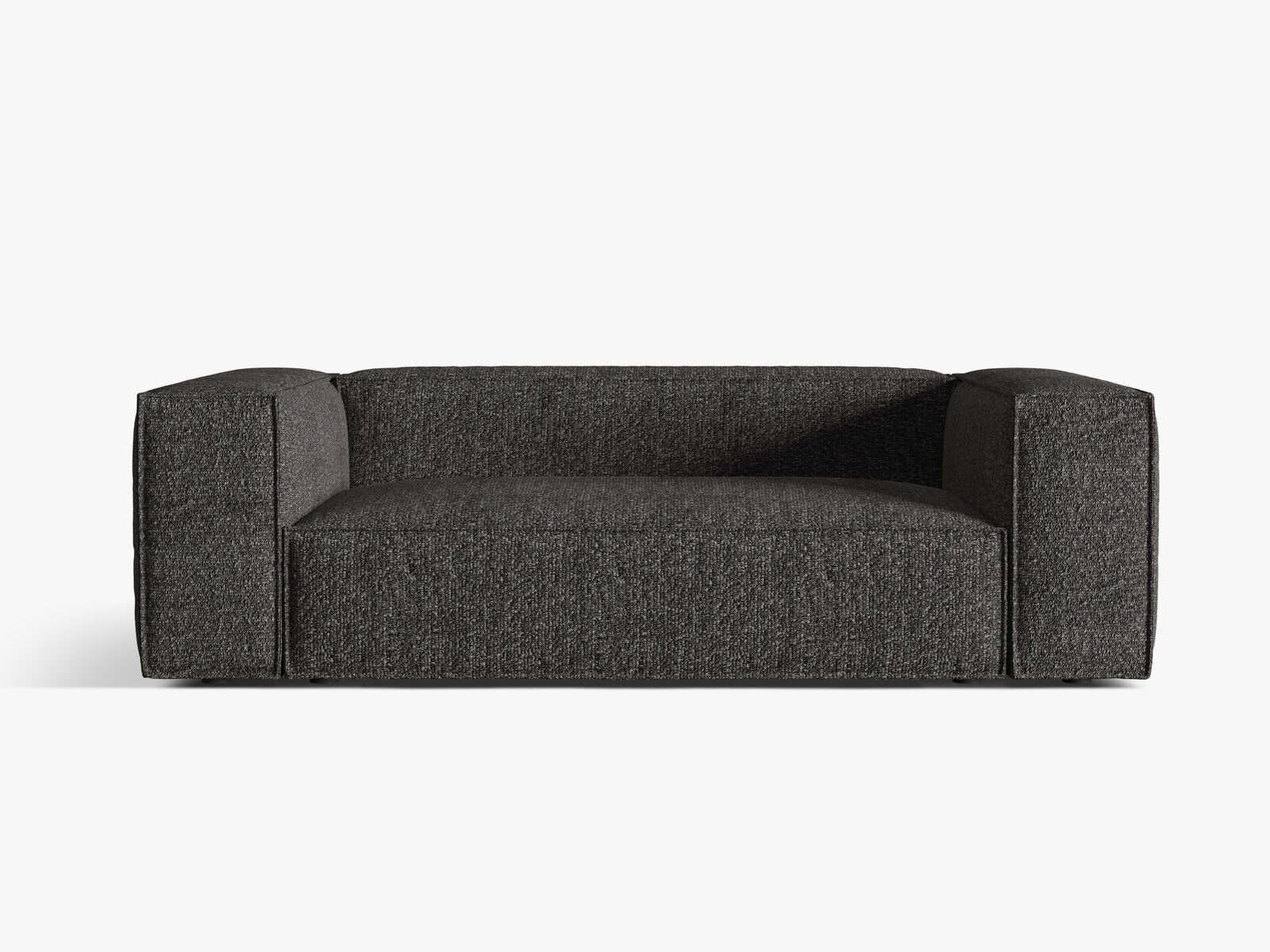 Micadoni Sofa Nuria 3-Sitzer Boucle Anthrazit