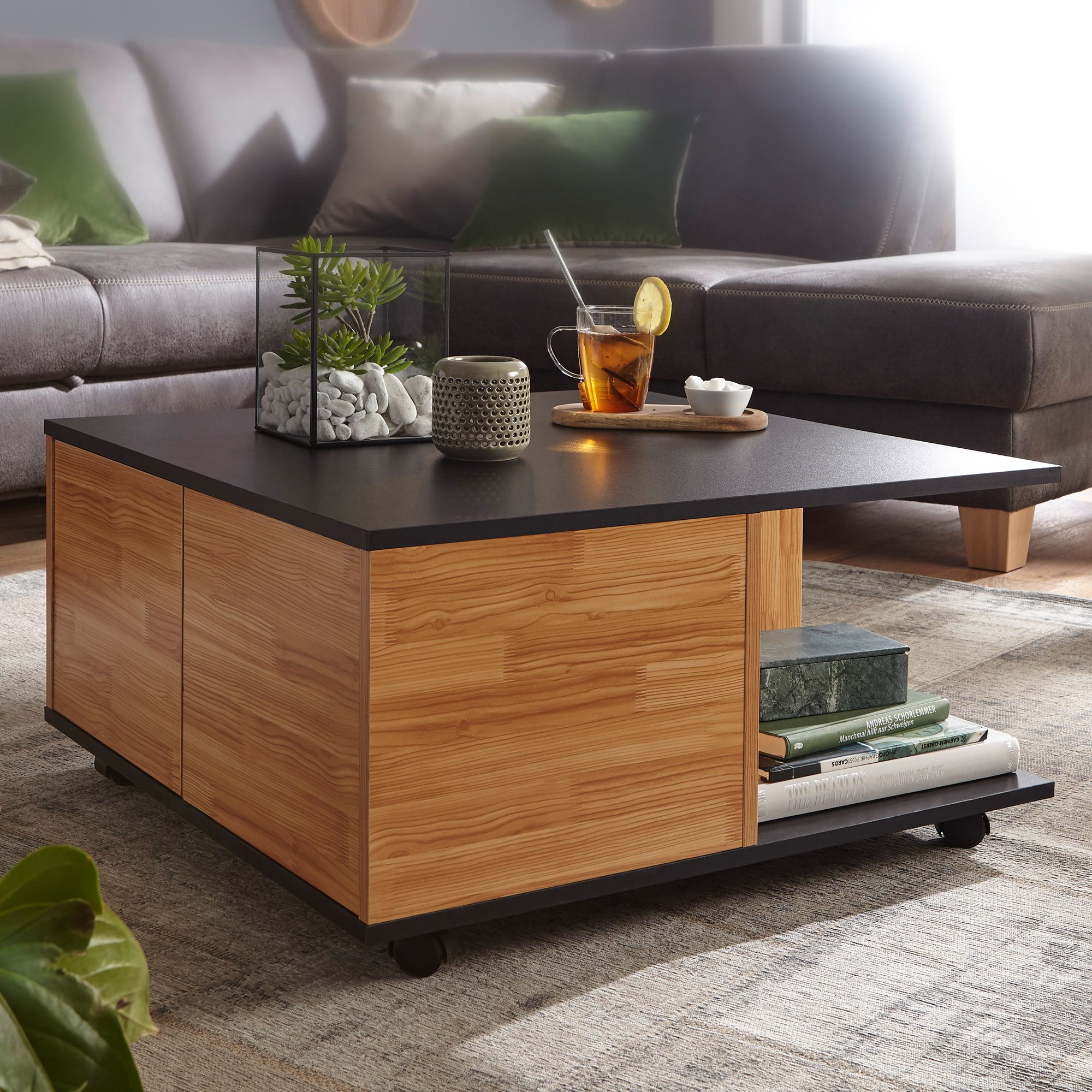 Couchtisch Stenstrup Braun 70 × 70 × 36,5 cm