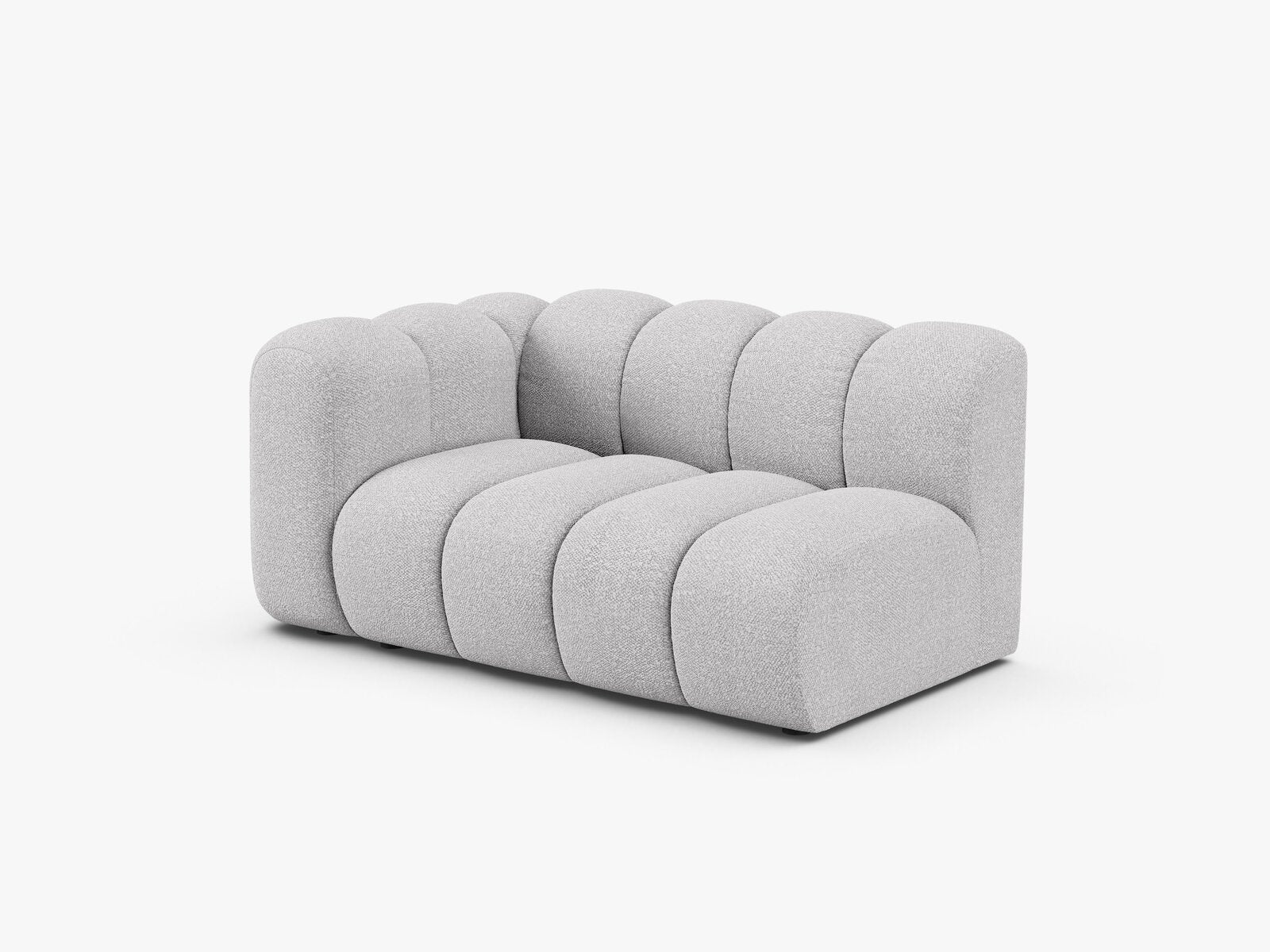 Micadoni Modul Lupine 2-Sitzer Links Boucle Baloo Hellgrau