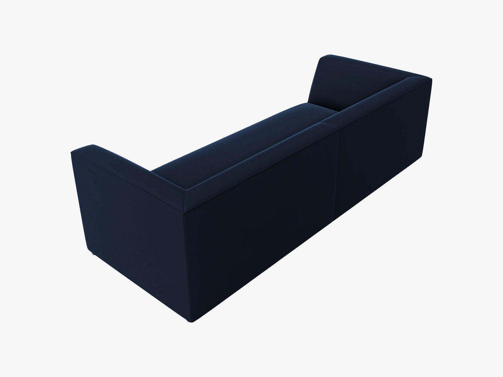 Micadoni Sofa Ruby 3-Sitzer Samt Salvador Königsblau