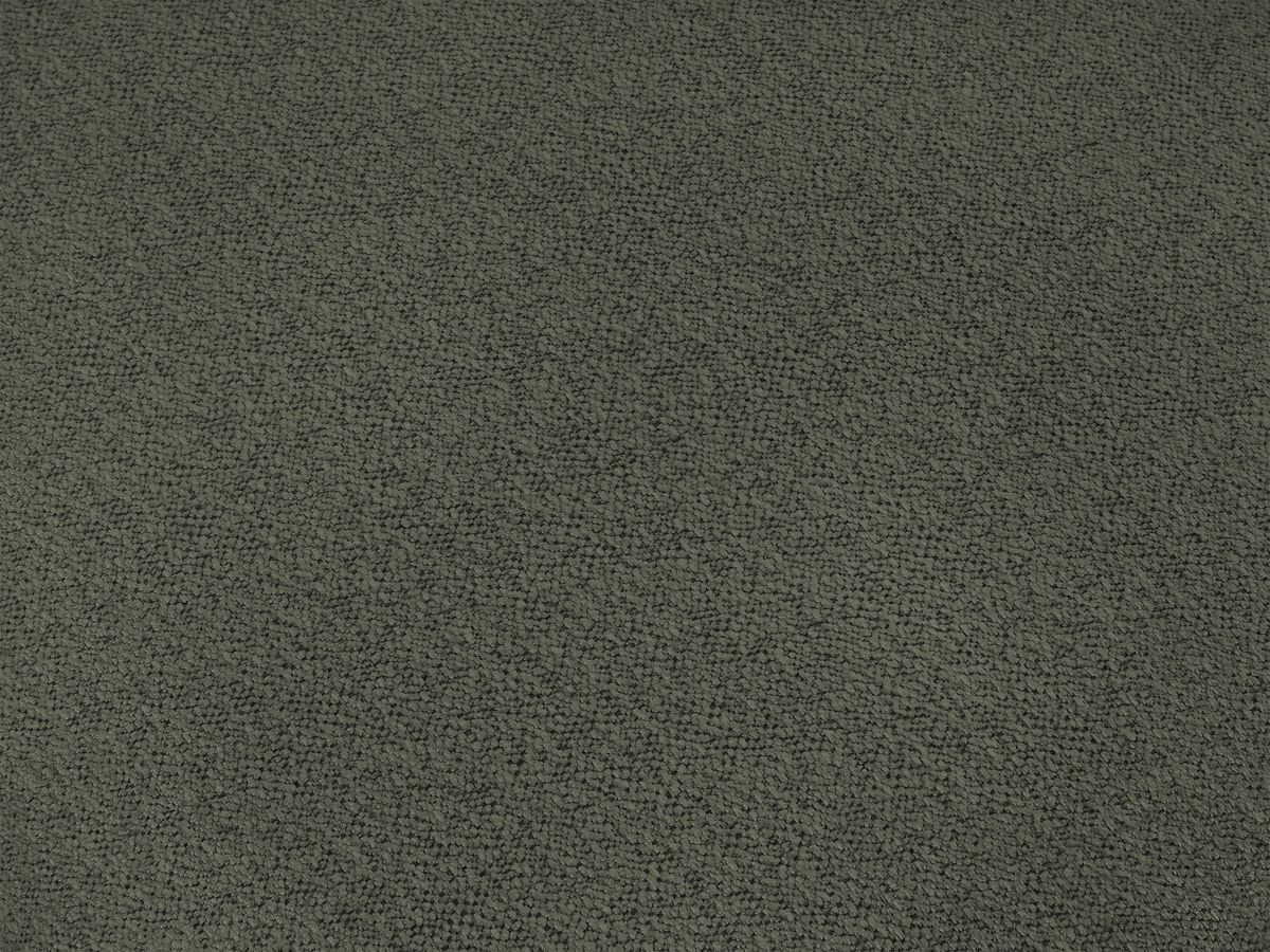 Bobochic Voltaire Sofa 4-Sitzer mit Pouf 280 × 124 cm Melange-Stoff Grün