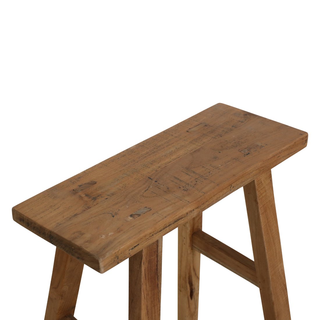 Raw Materials Java Carpenter Beistelltisch/Hocker Recyceltes Holz 40x17x50cm