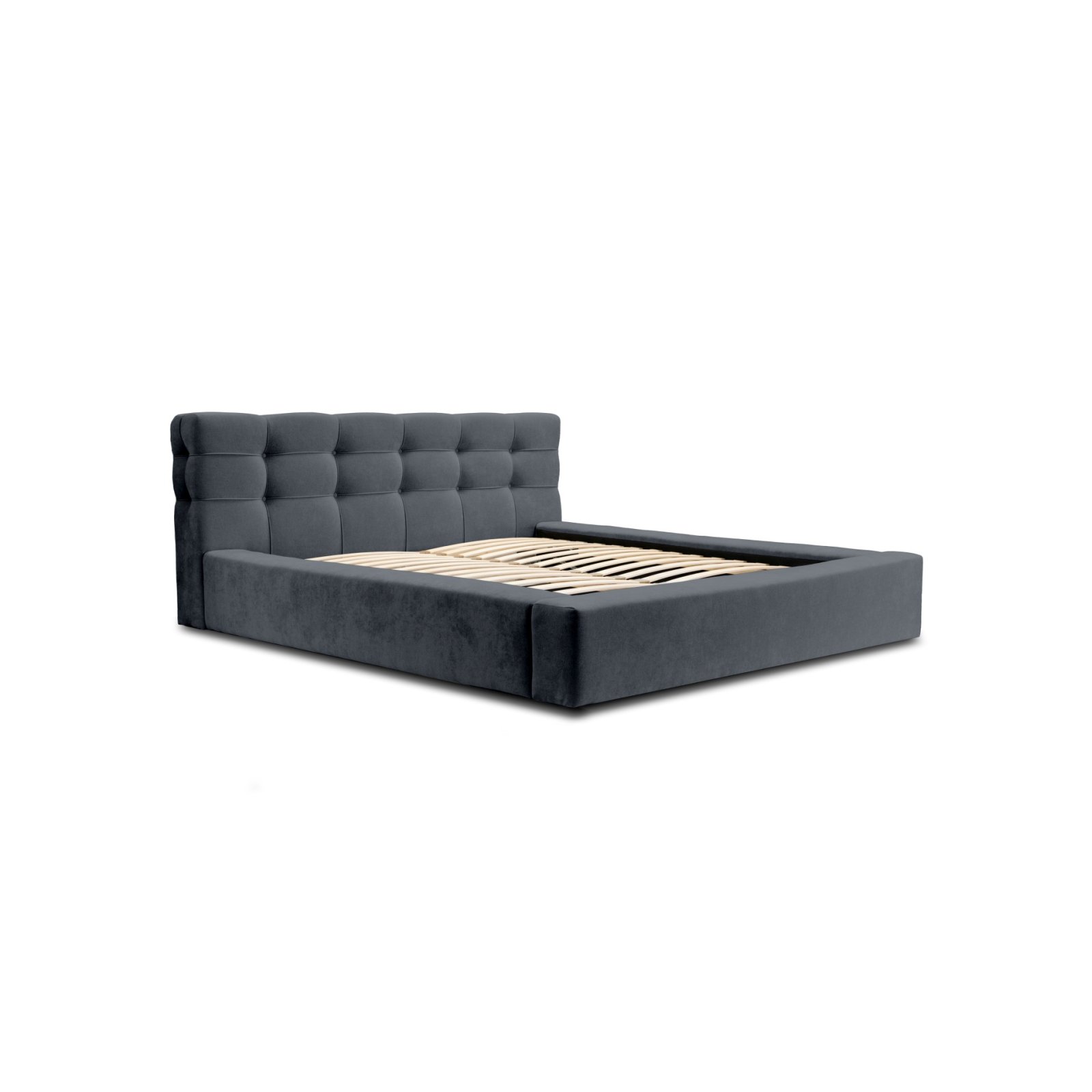 Polsterbett Pavo Chenille 140x200 mit Metallrahmen Ditra-New 11