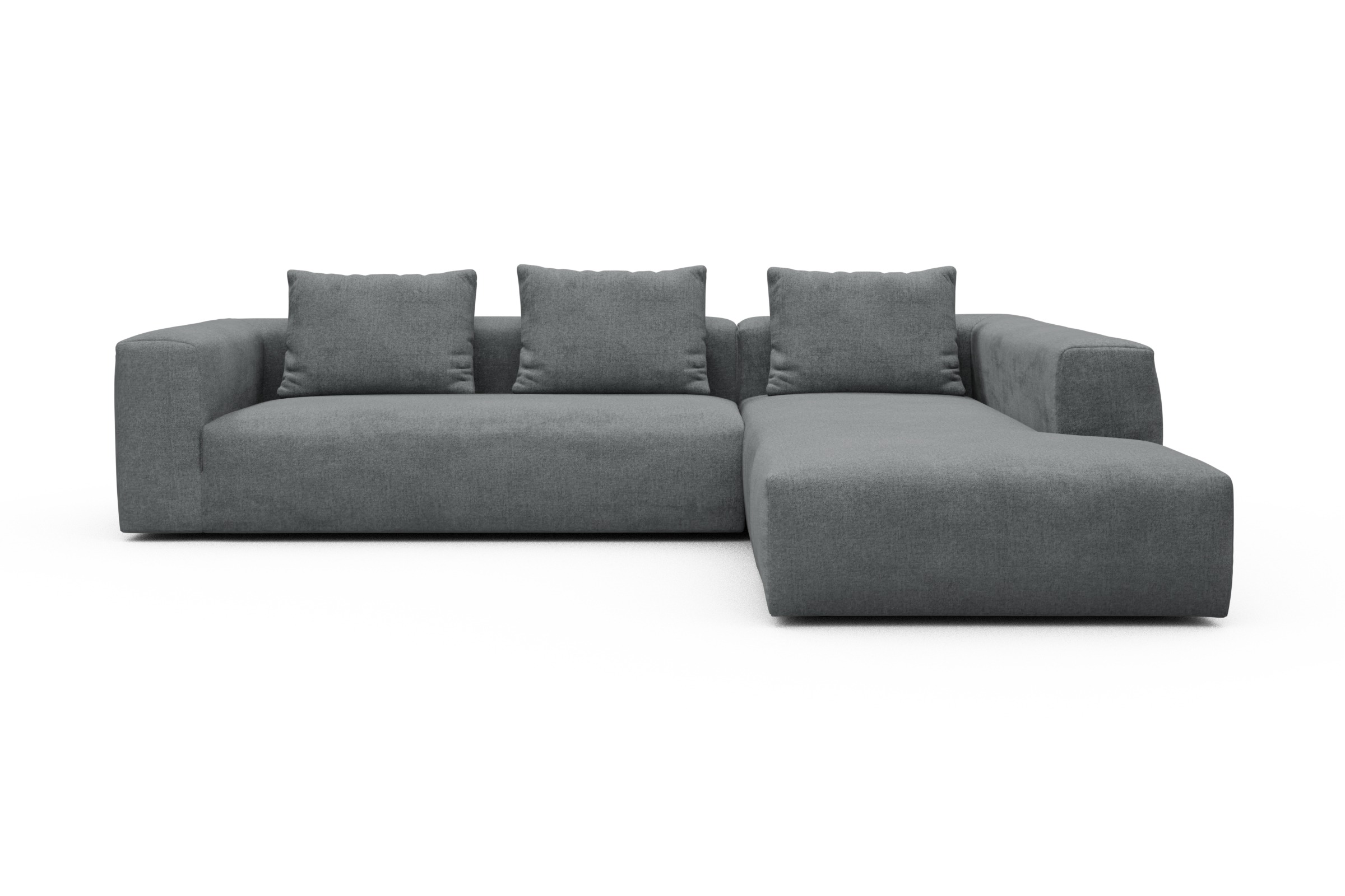 Skandi Home Ecksofa Fred Relax-Ecke rechts mit 2,5-Sitzer Casone-Gravel-Grey moebelfaktor