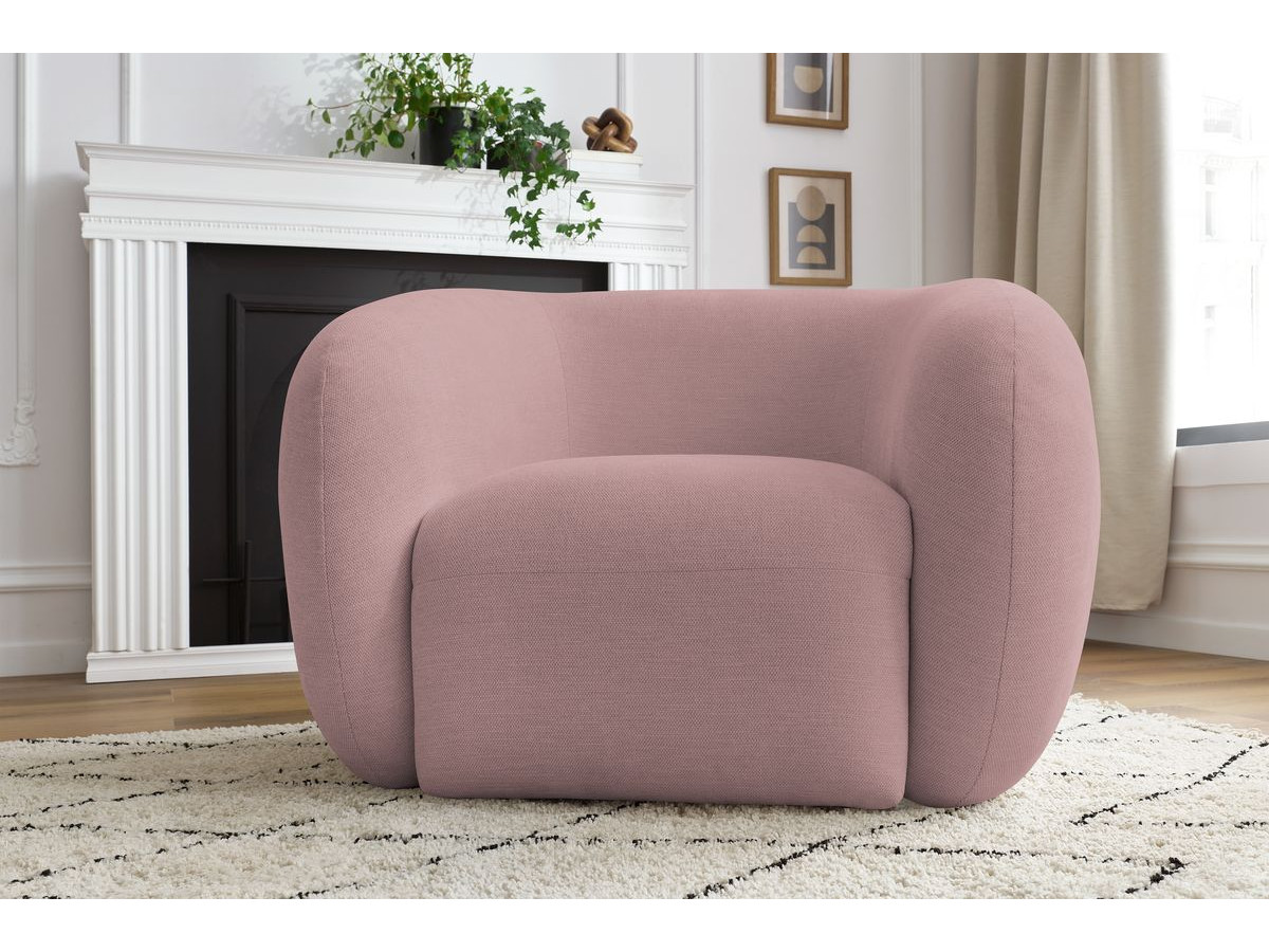 Bobochic Celine Sessel Stoff Rosa