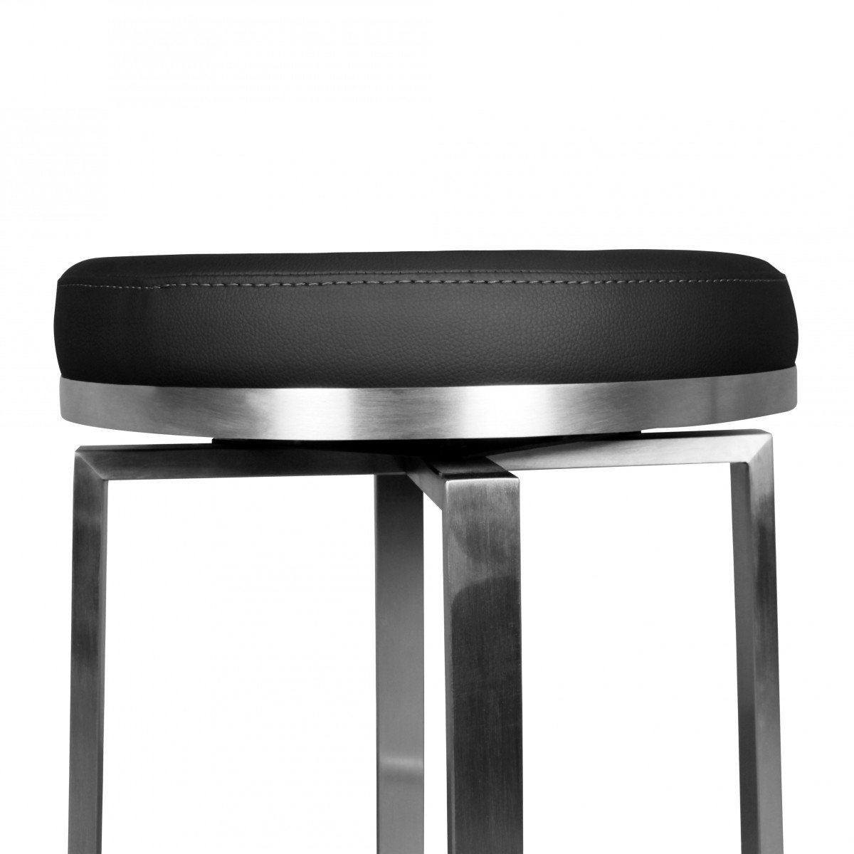 Barhocker Nesbyen Metall Schwarz Ø 42 cm