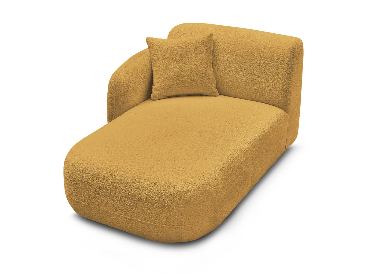 Bobochic Anda Méridienne-Modul Chenille Gelb Ecke links