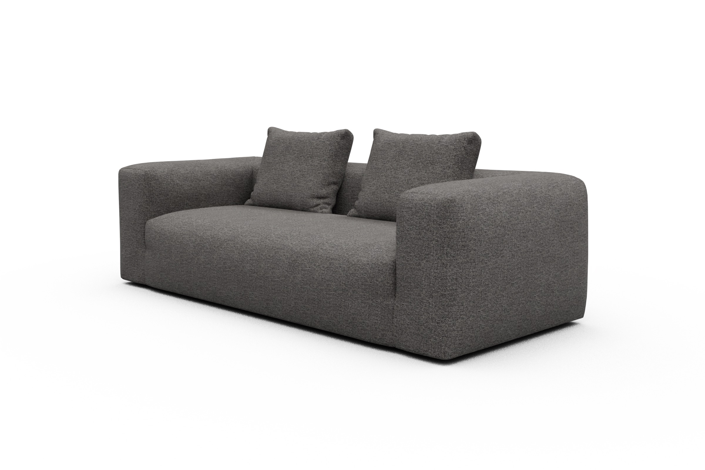 Sofa Fred 3-Sitzer Carreno-Salt-and-Pepper