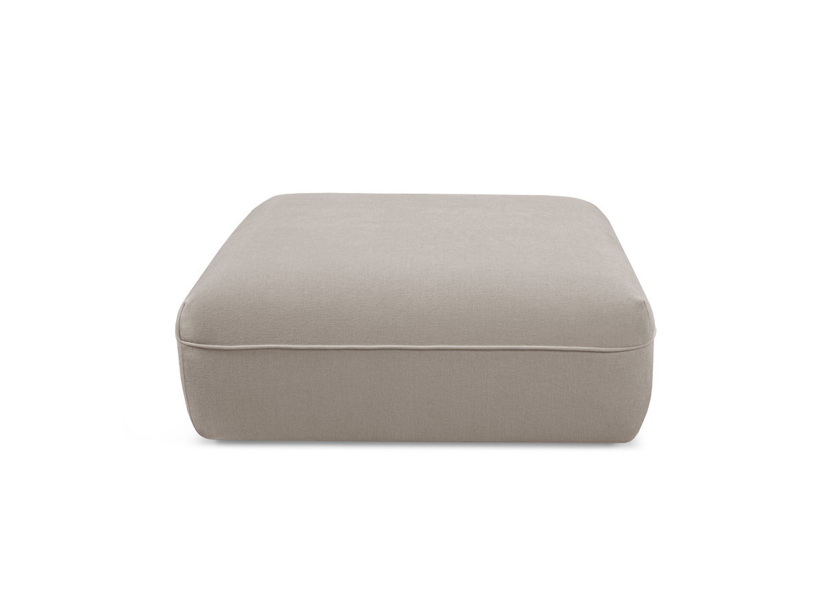 Bobochic Luigi Pouf Strukturstoff Beige