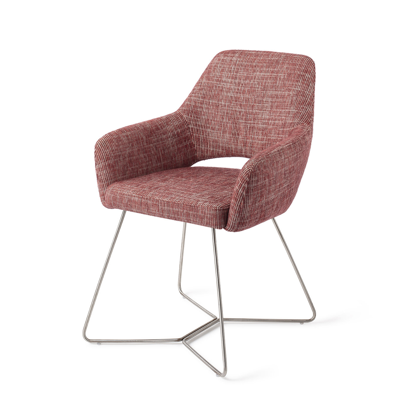 Jesper Home Esszimmerstuhl Yanai Berry Bars Beehive Stahl