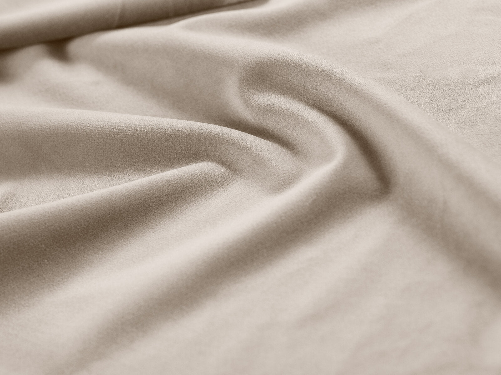 Micadoni Georgia Sofa 3-Sitzer Samt Magic Velvet Elfenbein