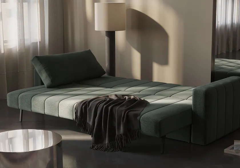 Schlafsofa Akello mit Armlehnen