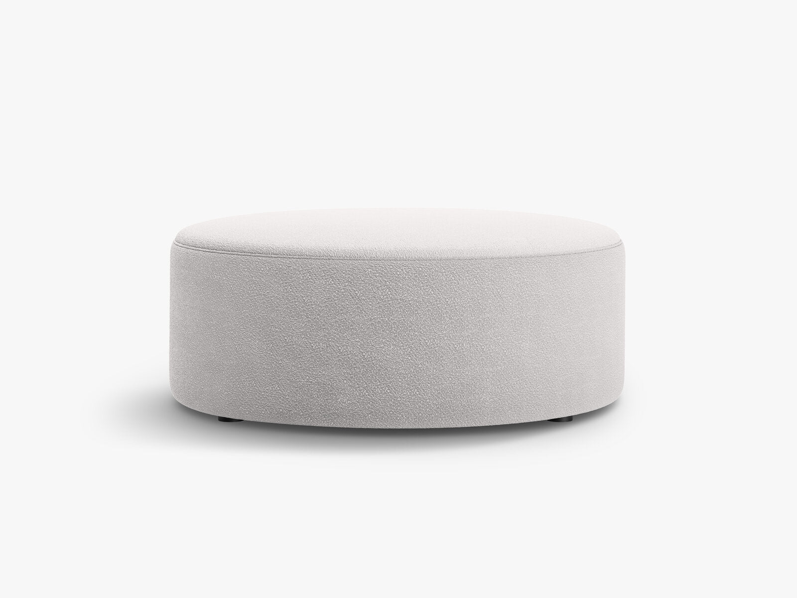 Micadoni Pouf Dia 90cm Boucle Baloo Hellgrau