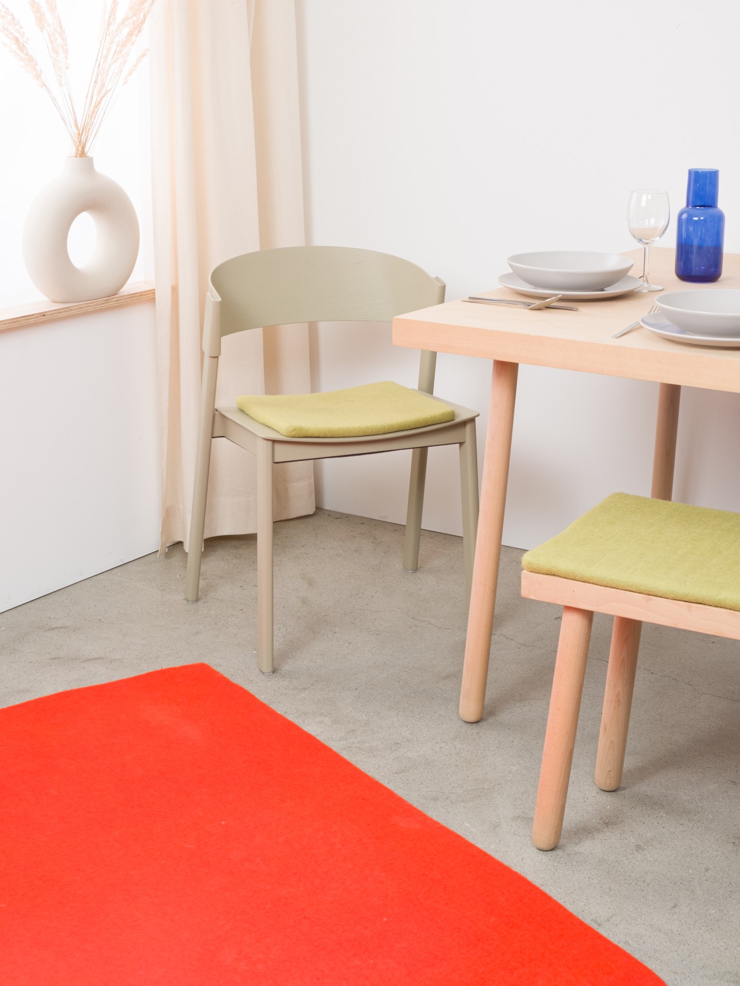 myfelt Pitt - Flache Sitzauflage quadratisch