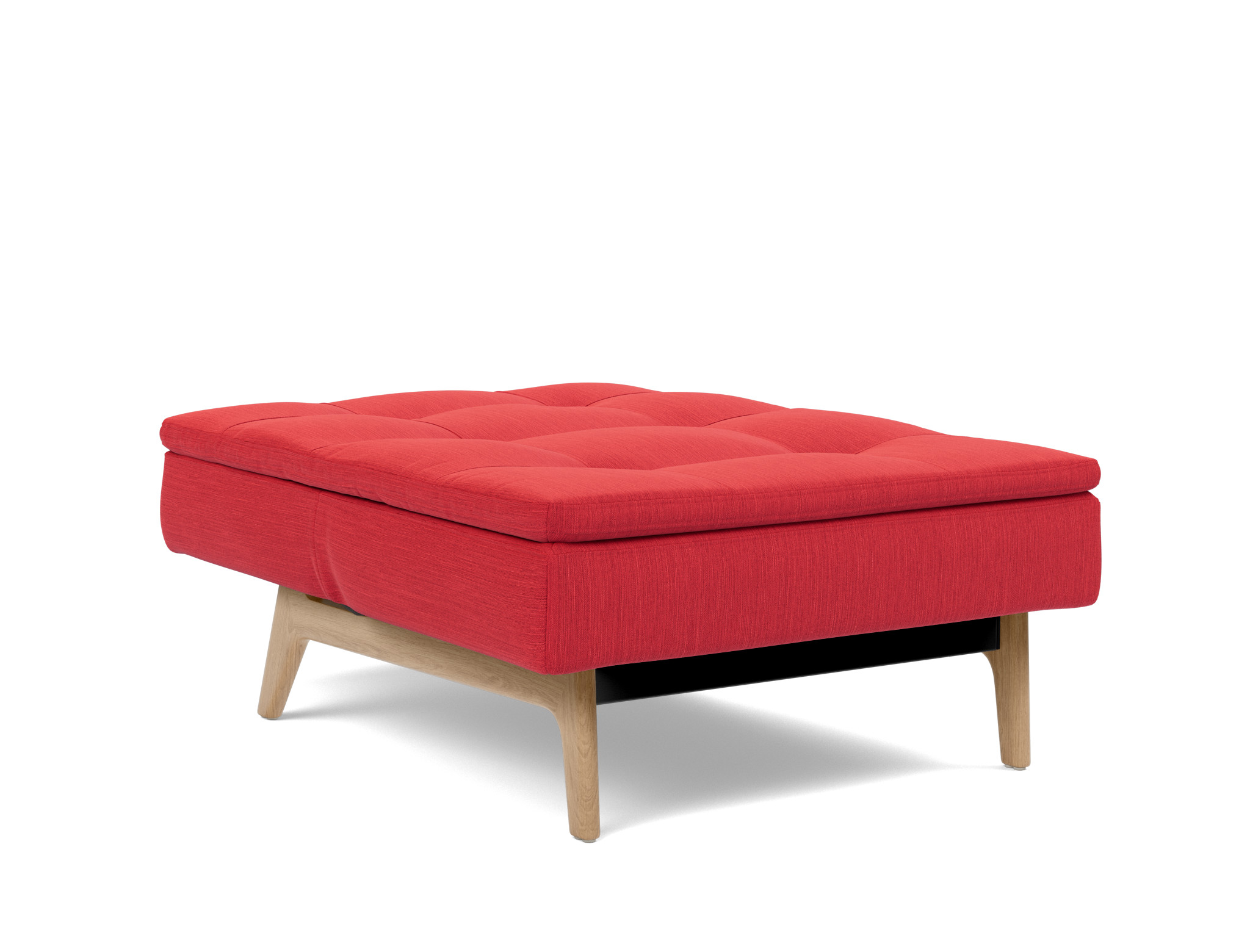 Sessel Dublexo Flachgewebe Elegance 511-Red Beine Eiche