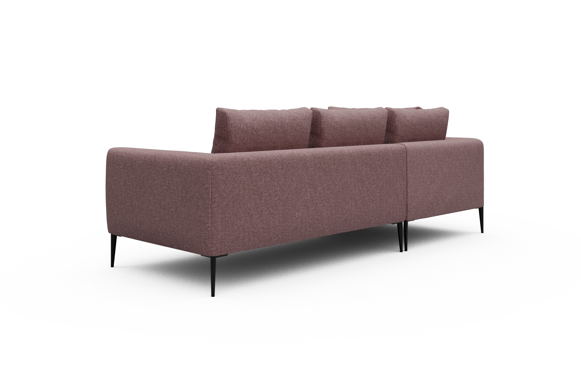 Ecksofa Paul Relax-Ecke links mit 2-Sitzer Sama-Flamingo