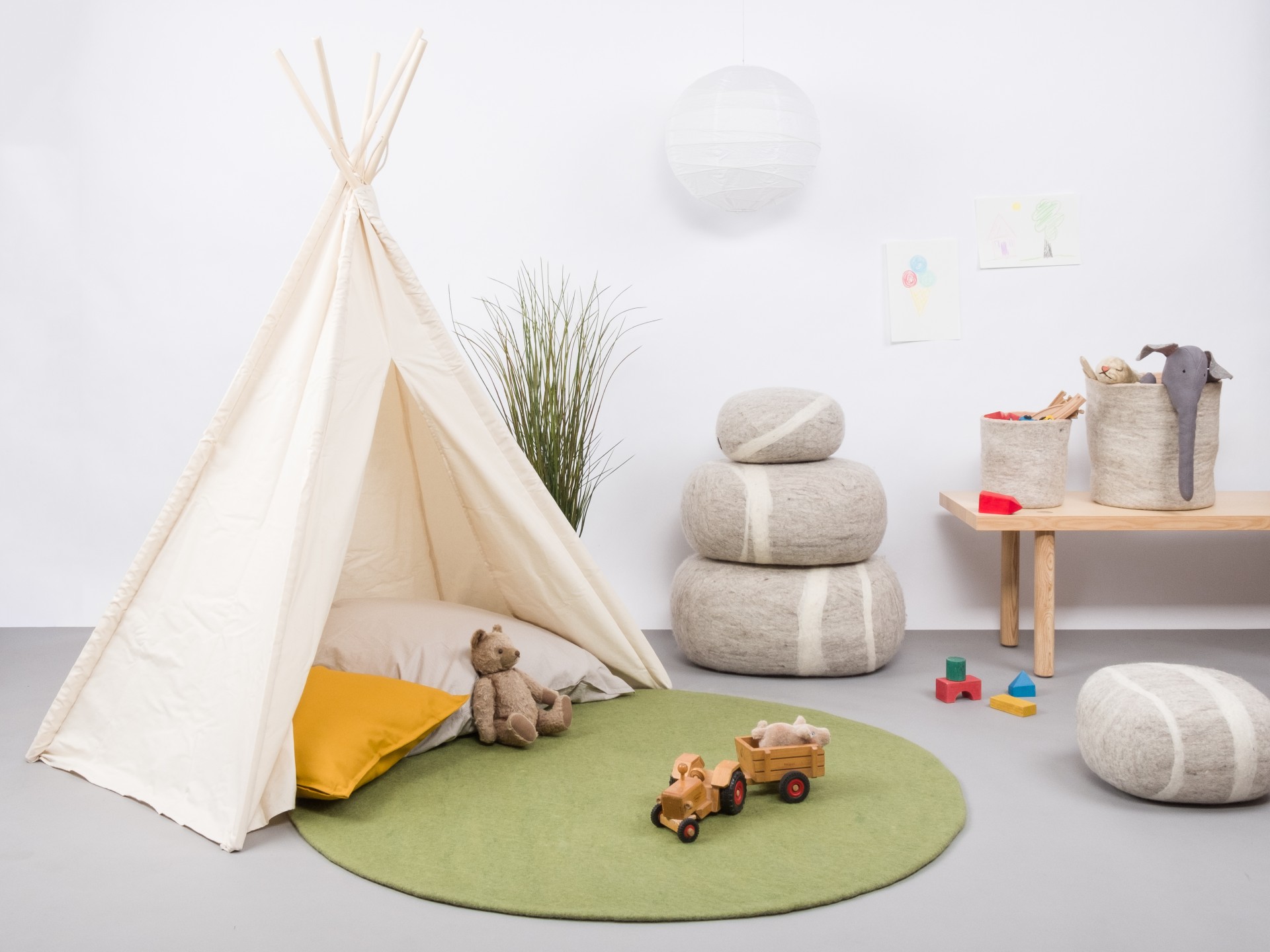 myfelt Kaspar Filzteppich - 70 cm